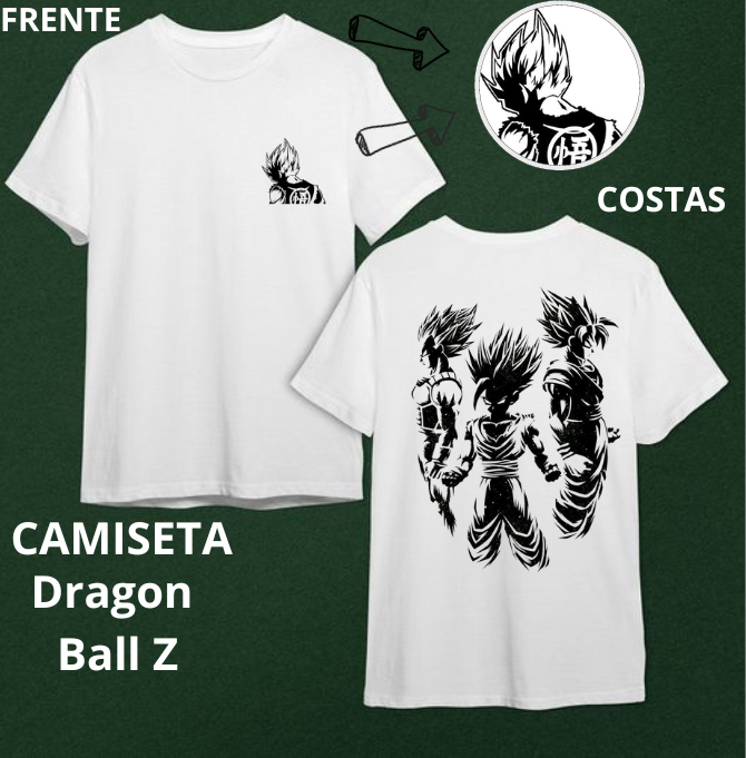 Nome do produto: Camiseta Dragon Ball z 