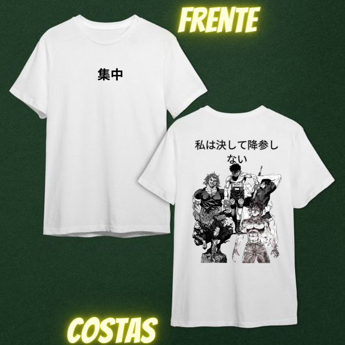 Nome do produto: Camiseta Animes Lutas