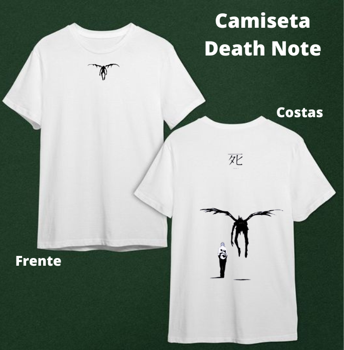 Nome do produto: Camiseta Death Note