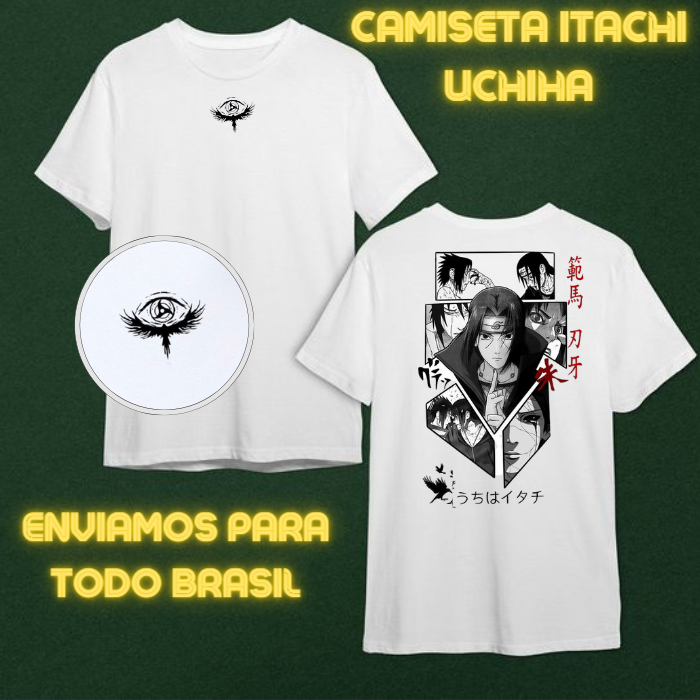 Nome do produto:  Camiseta Itachi Uchiha