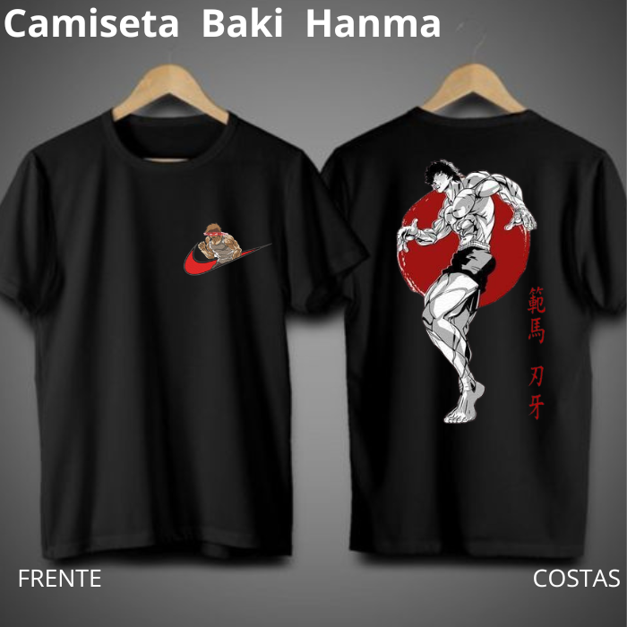 Nome do produto: Camiseta Baki Hanma