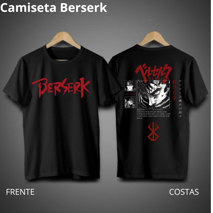 Nome do produto: Camiseta Berserk