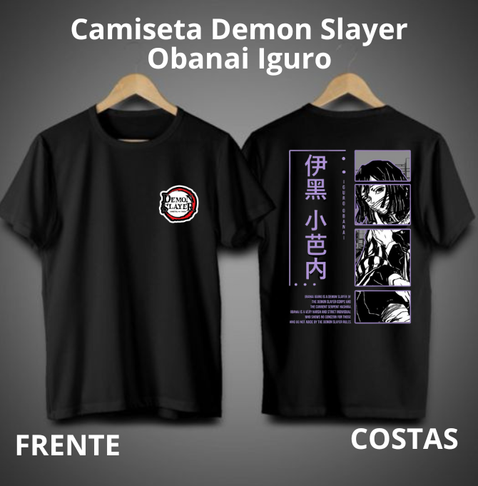 Nome do produto: Camiseta Demon Slayer 