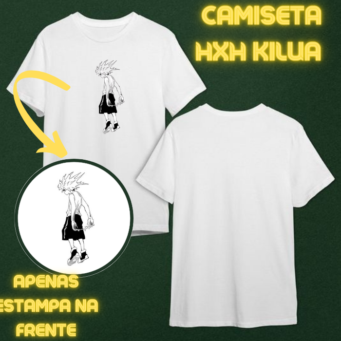 Nome do produto: Camiseta  HxH  kilua 
