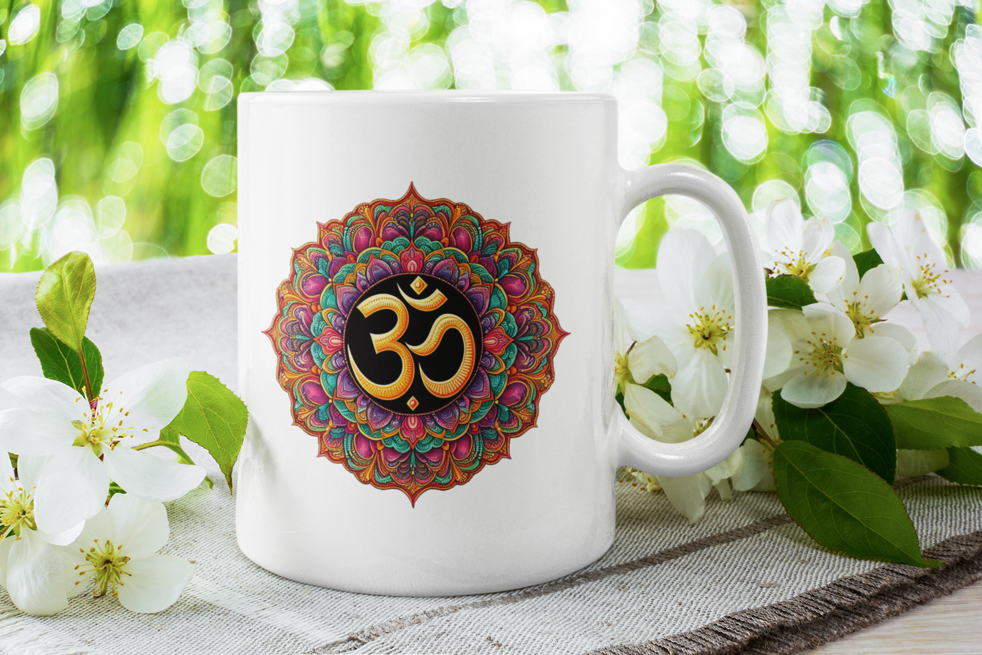 Nome do produto: Caneca Mandala OM Cores