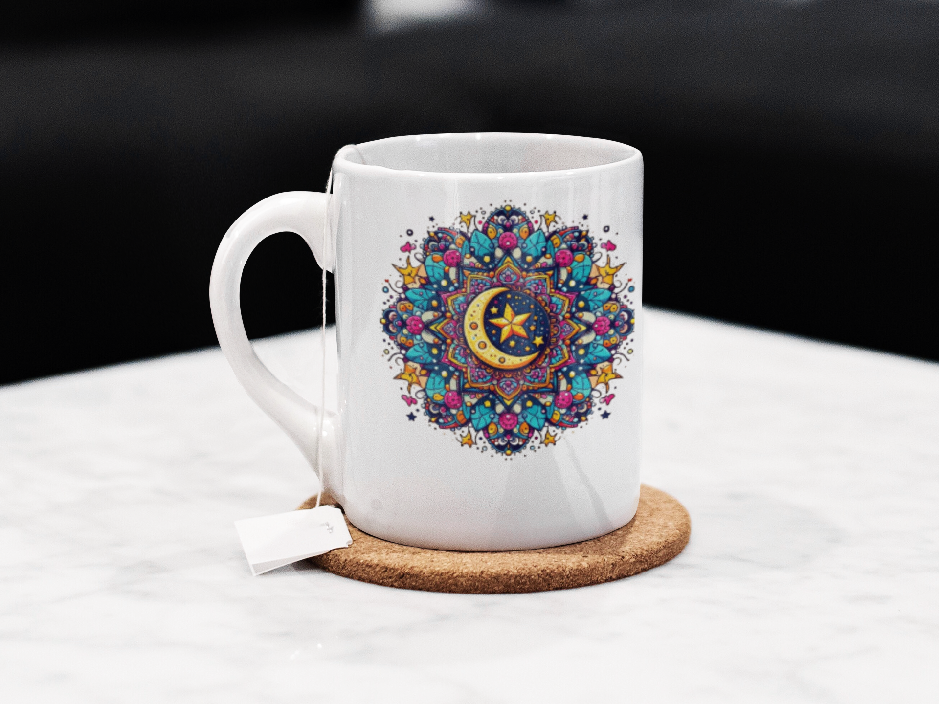 Nome do produto: Caneca Mandala Alegria da Lua