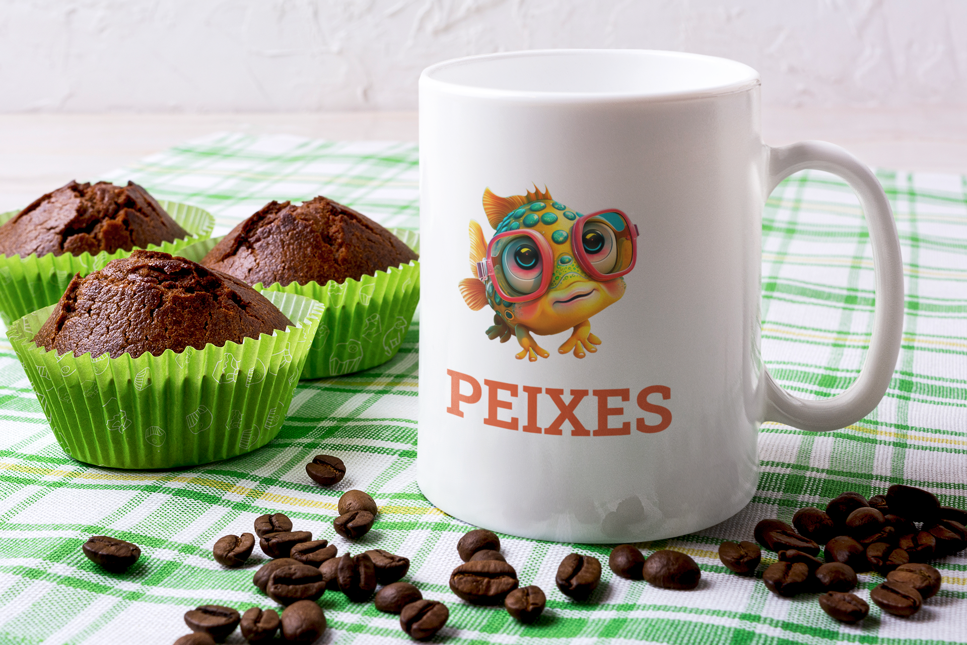 Nome do produto: Caneca Signo Peixes