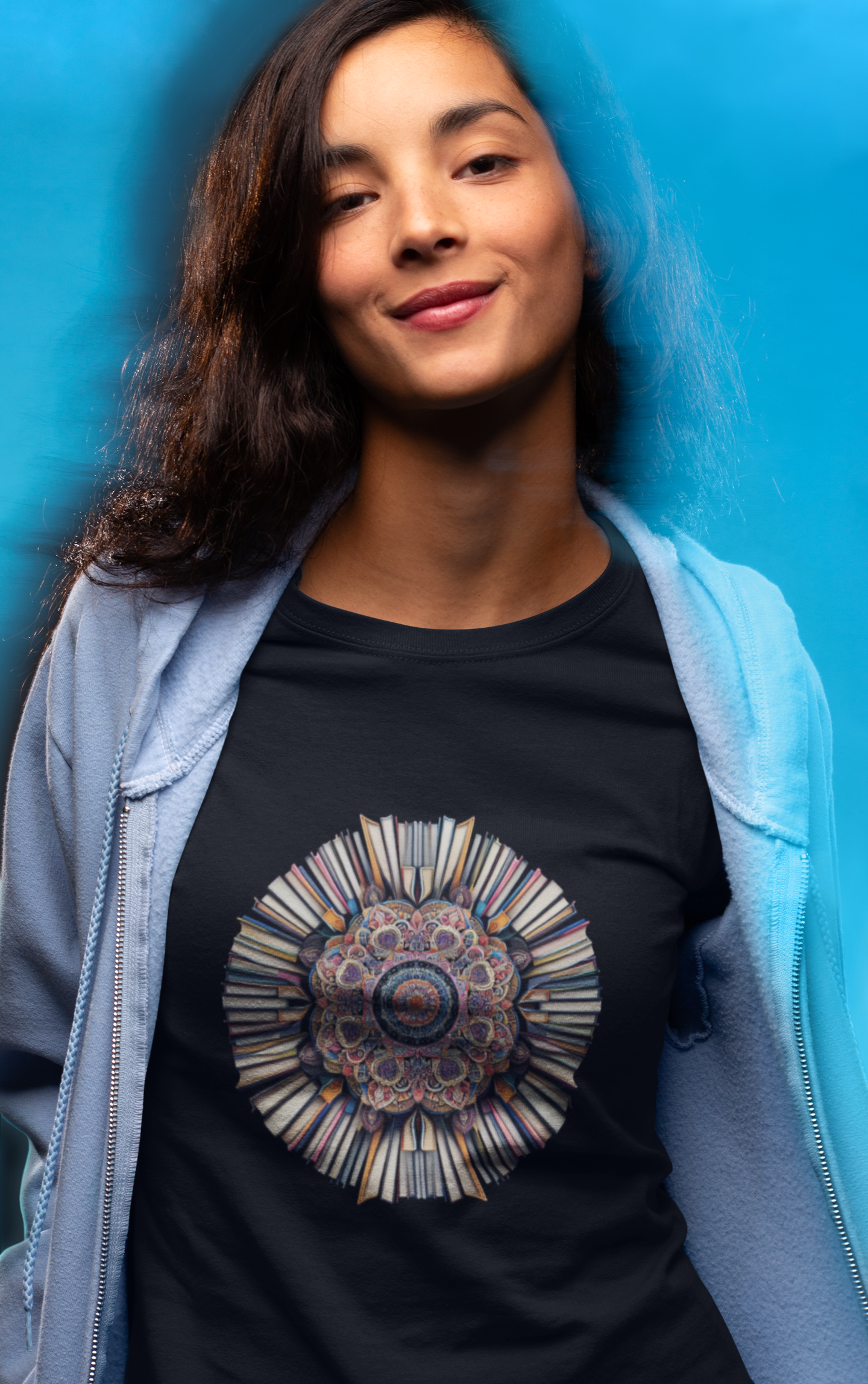 Nome do produto: Camiseta Mandala Livros