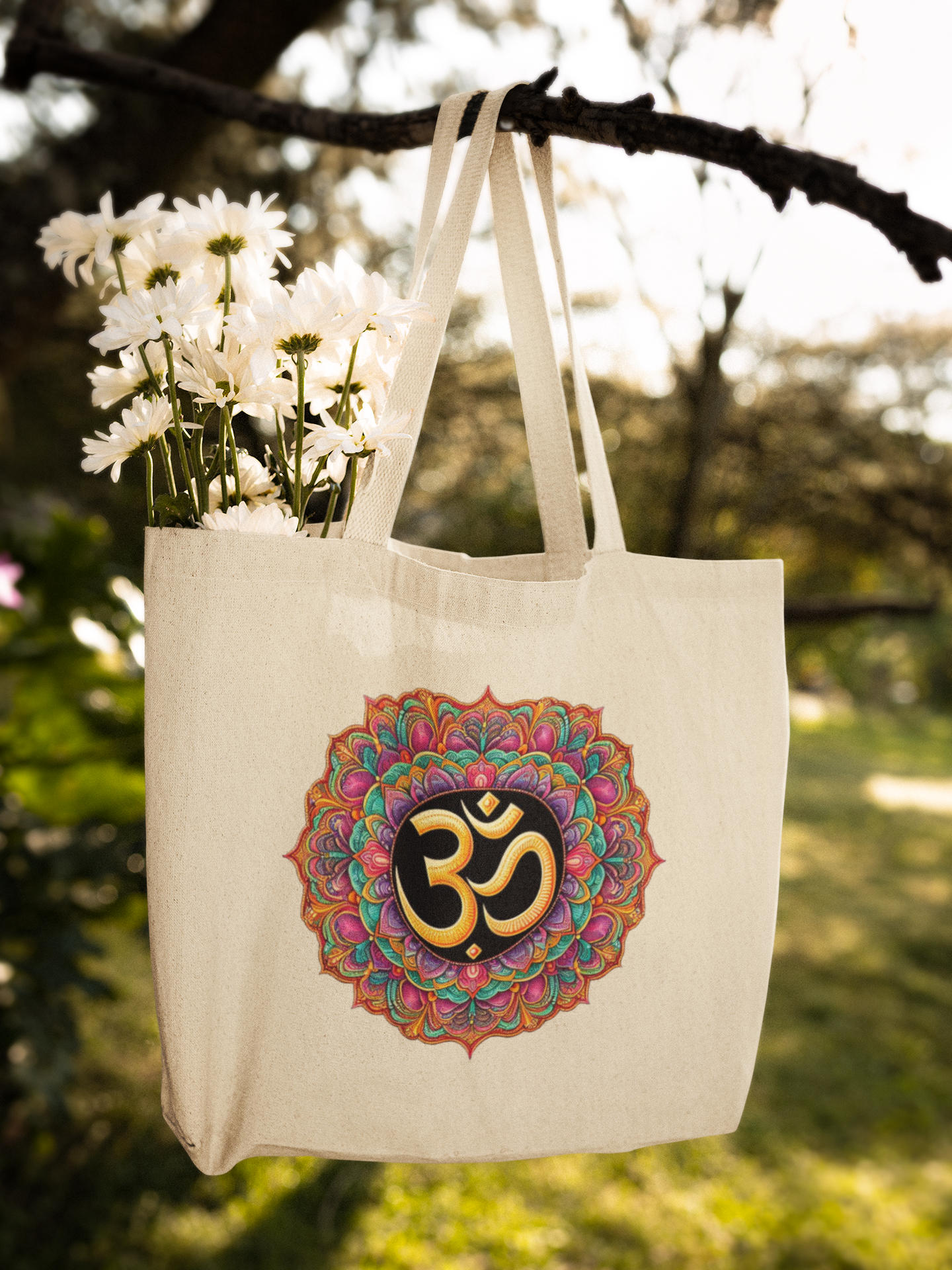 Nome do produto: Ecobag Mandala OM Cores