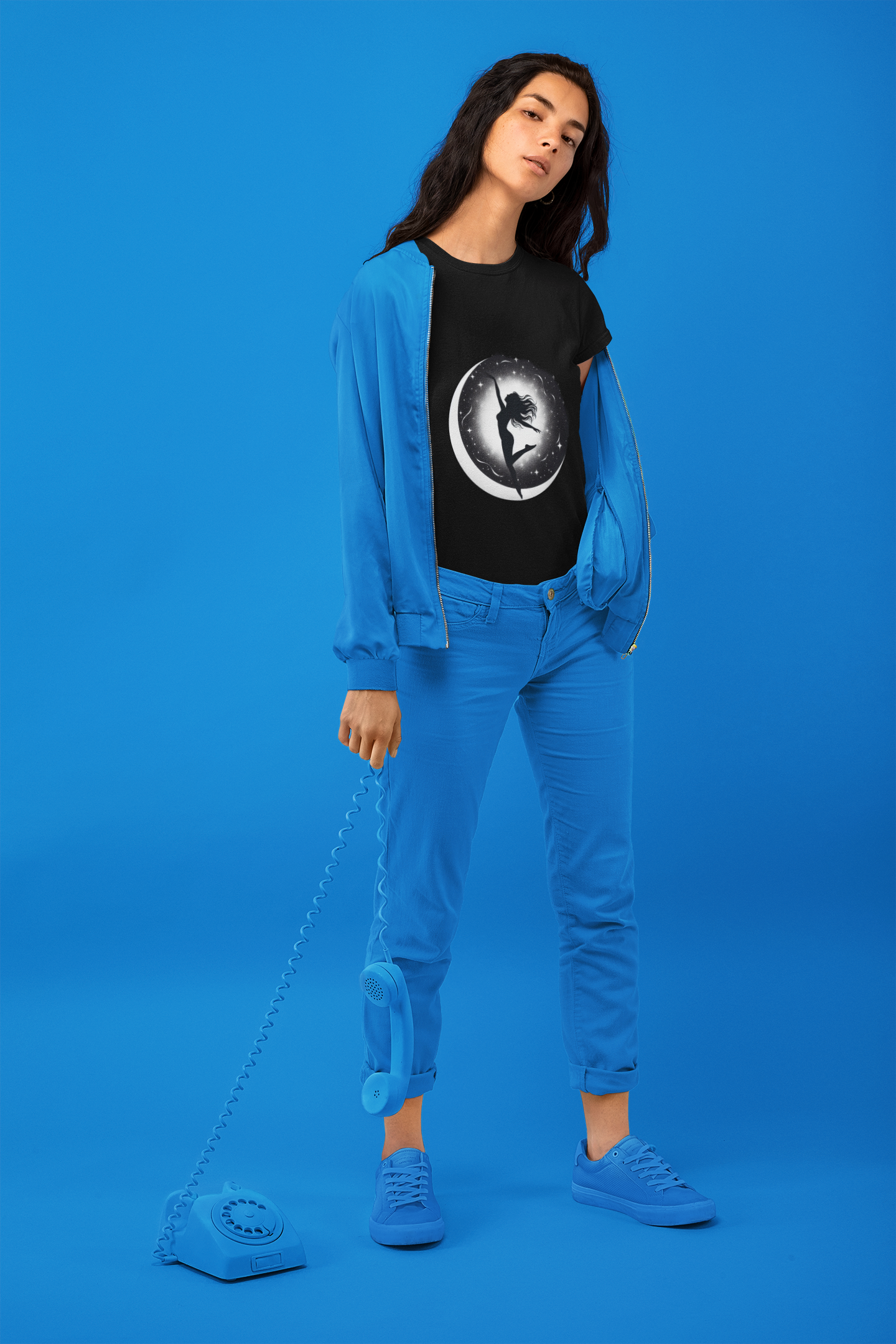 Nome do produto: Camiseta Dançar com a Lua - Baby Long