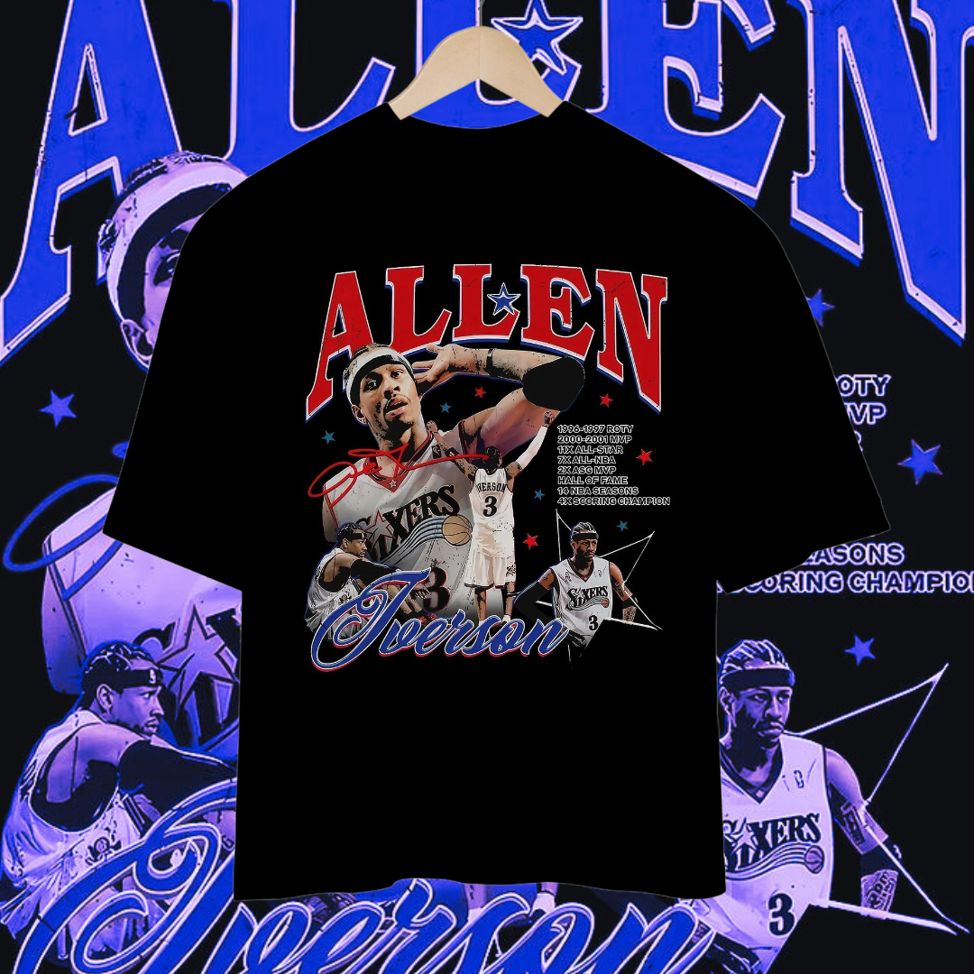 Nome do produto: Camisa Oversized Allen Iverson