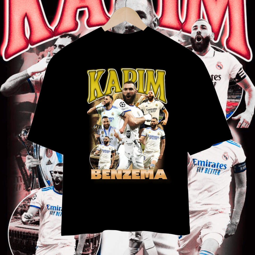 Nome do produto: Camisa Oversized Karim Benzema