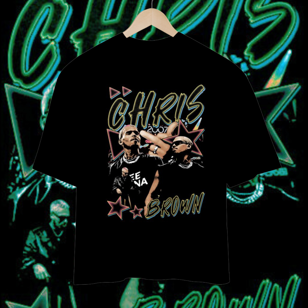 Nome do produto: Camisa Oversized Chris Brown