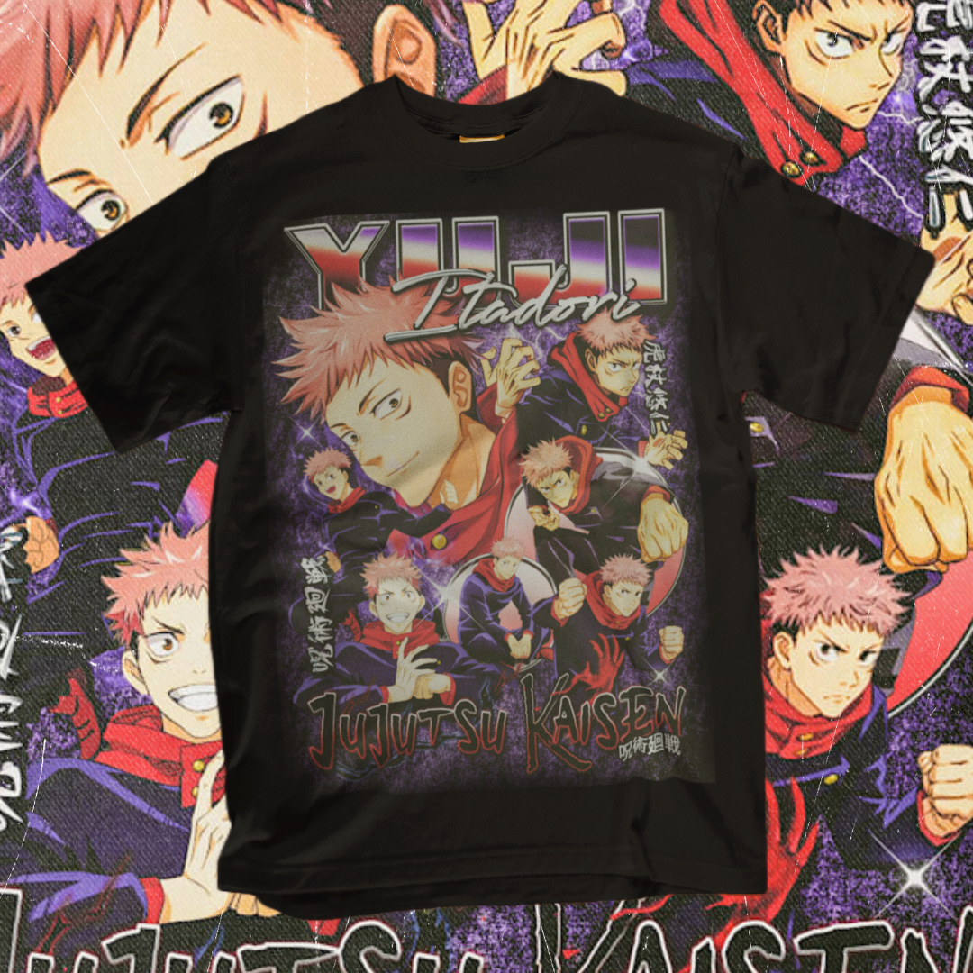 Nome do produto: Camiseta Yuji Itadori (Jujutsu Kaisen)
