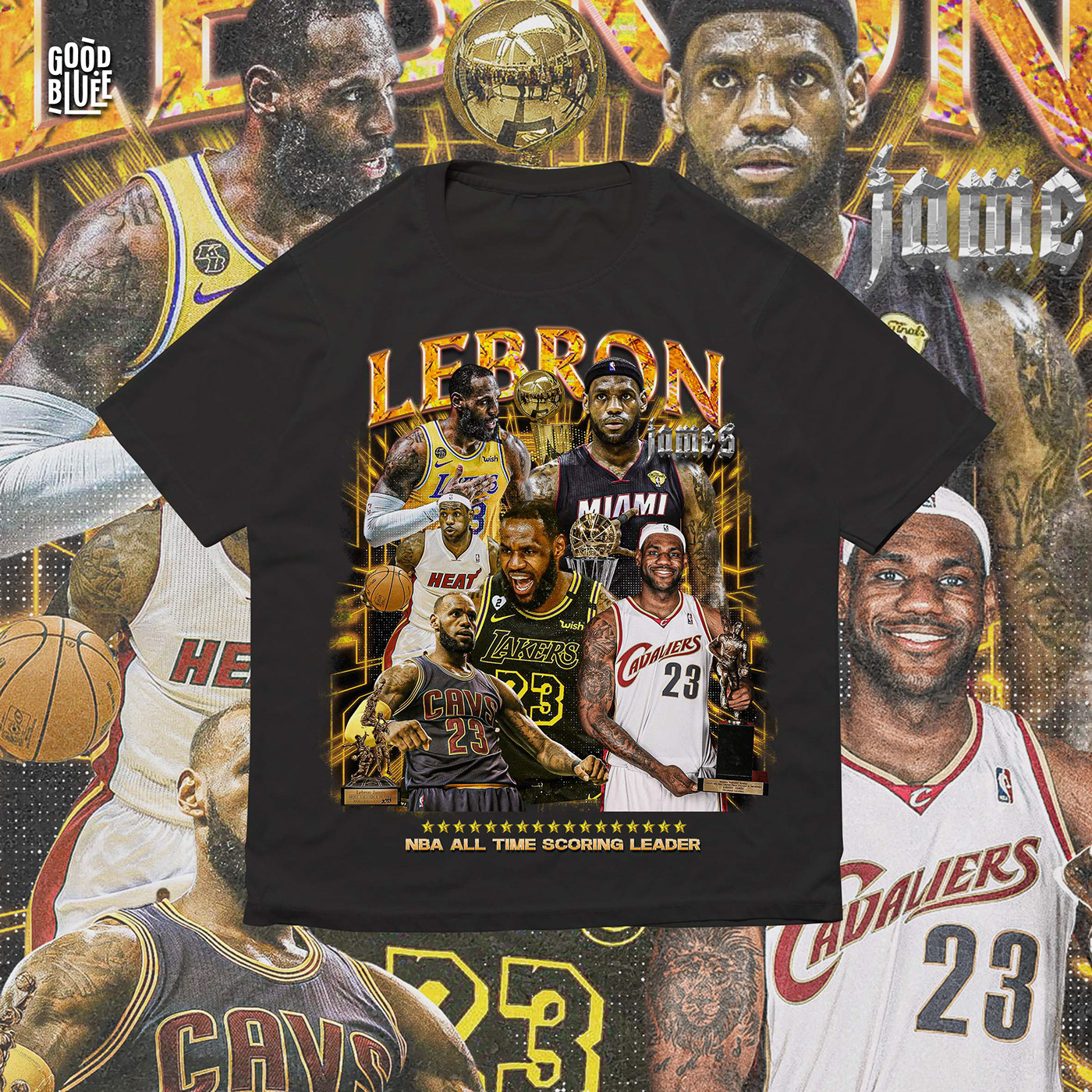 Nome do produto: Camiseta Lebron James V2 