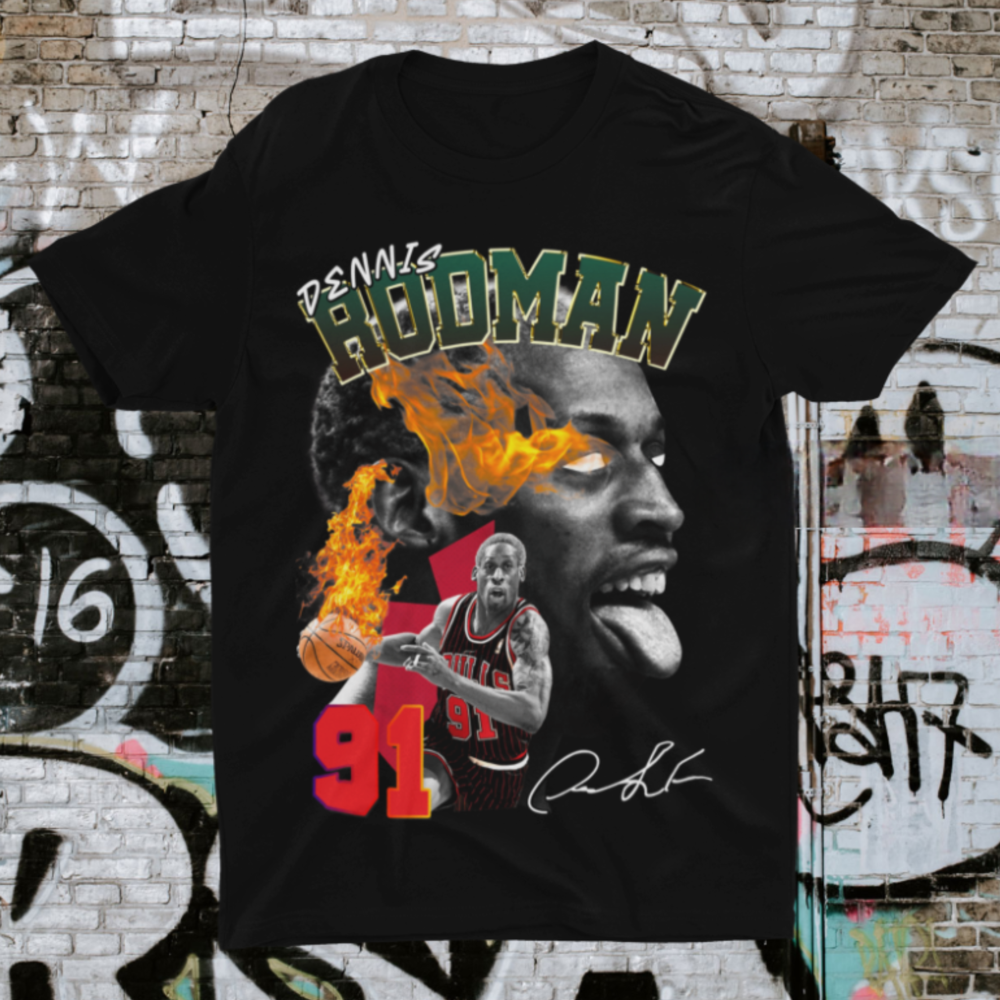 Nome do produto: Camiseta Dennis Rodman 