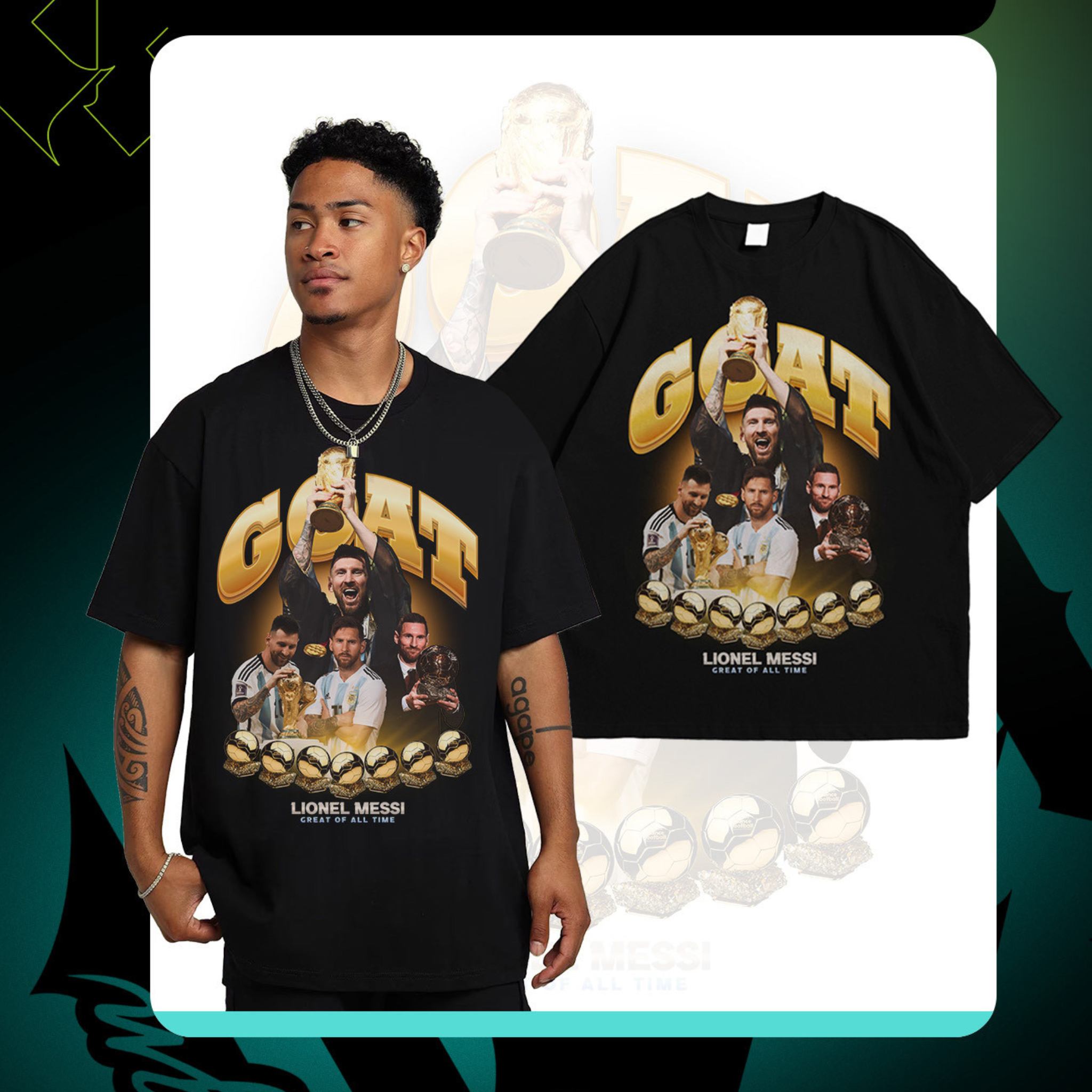 Nome do produto: Camiseta Lionel Messi 