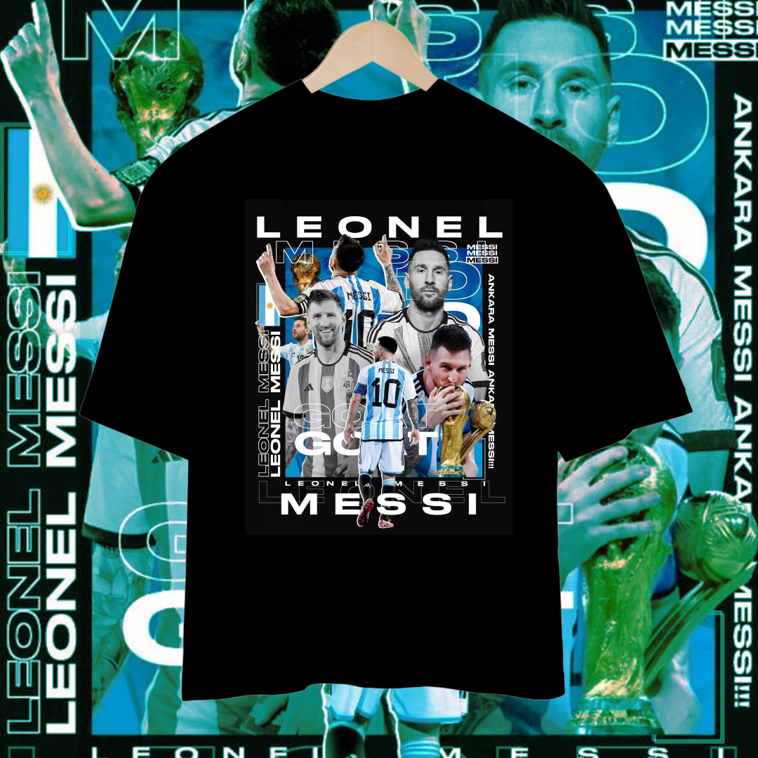 Nome do produto: Camisa Oversized Leonel Messi 10
