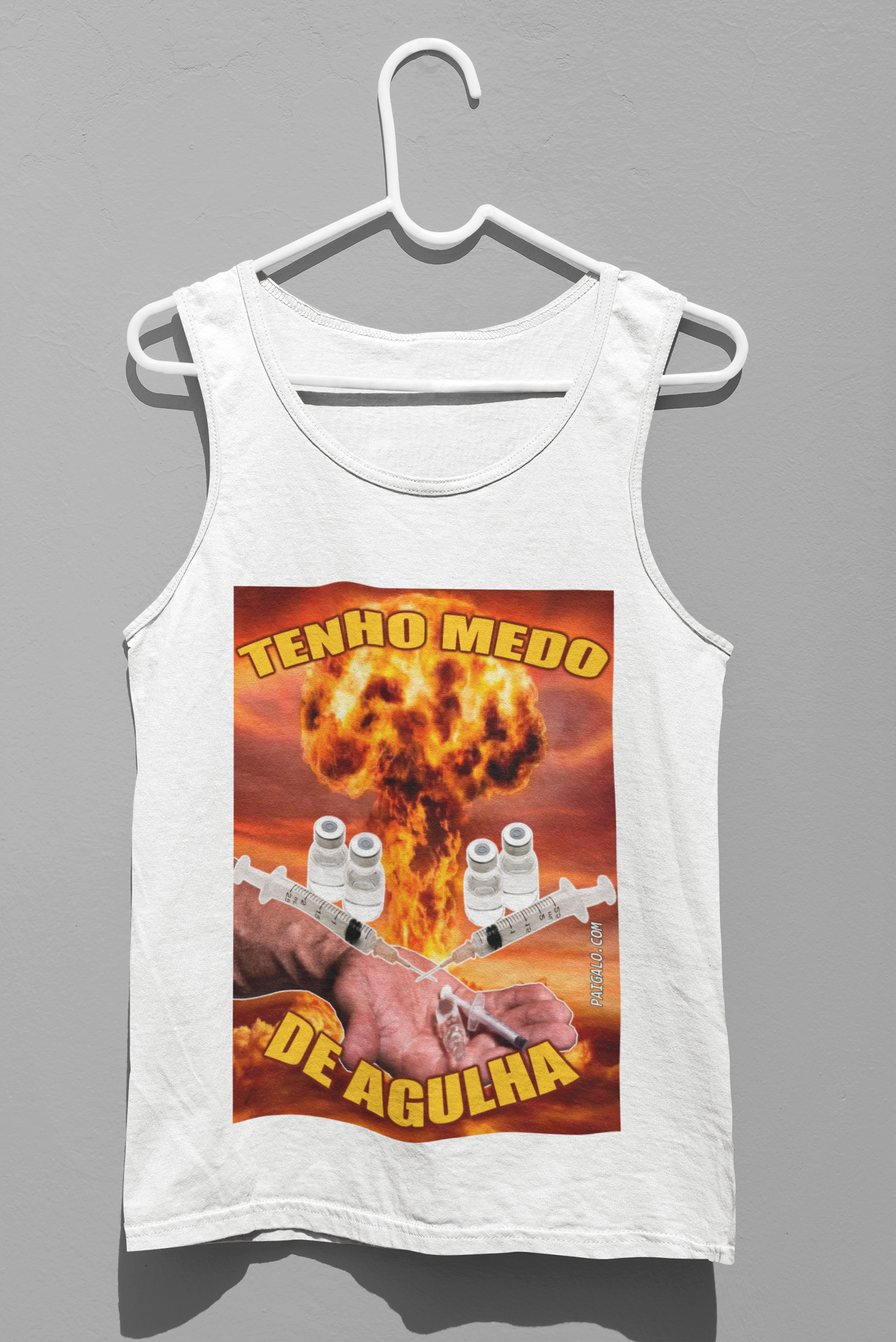 Nome do produto: Tenho Medo de Agulha Regata