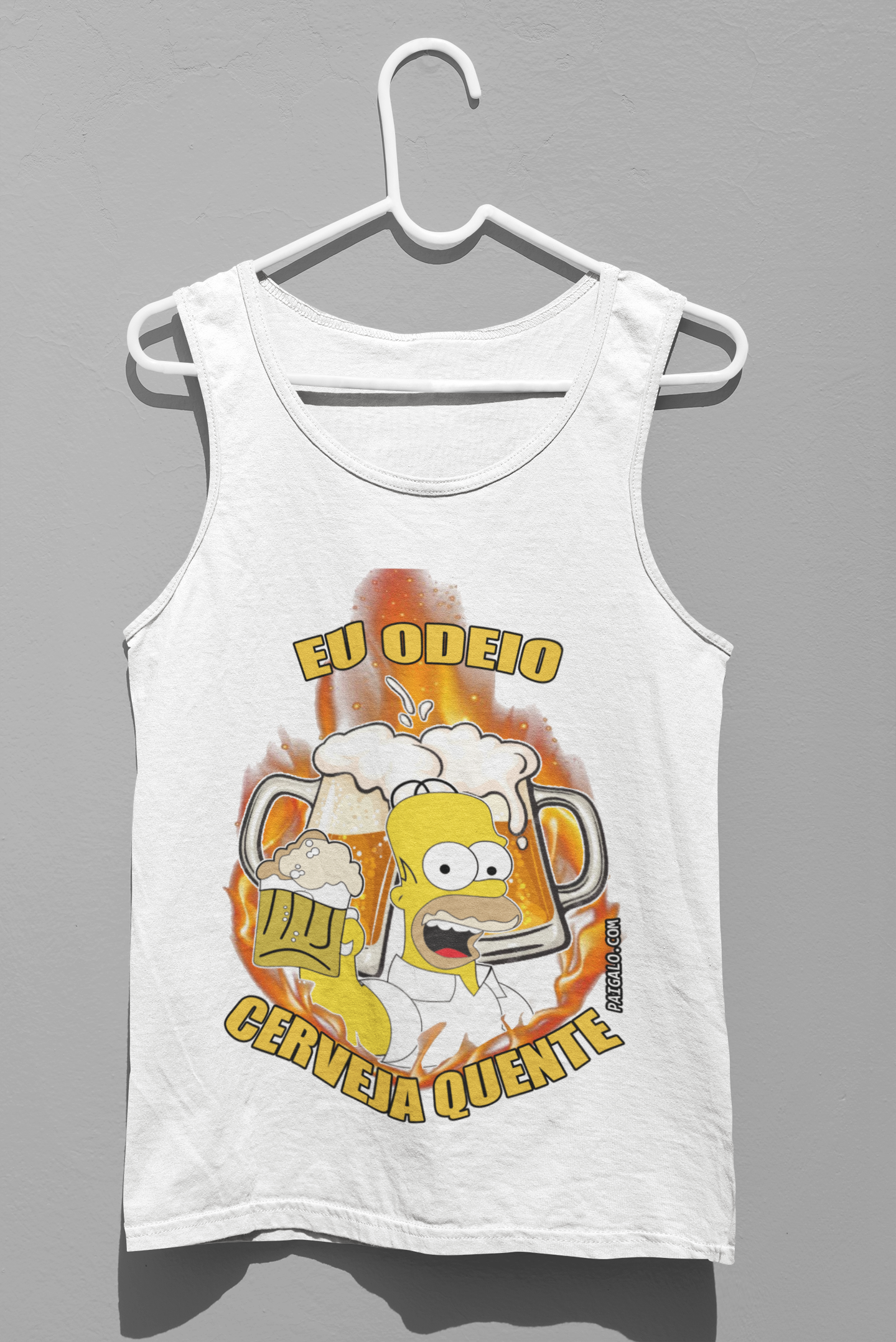 Nome do produto: Eu Odeio Cerveja Quente Regata
