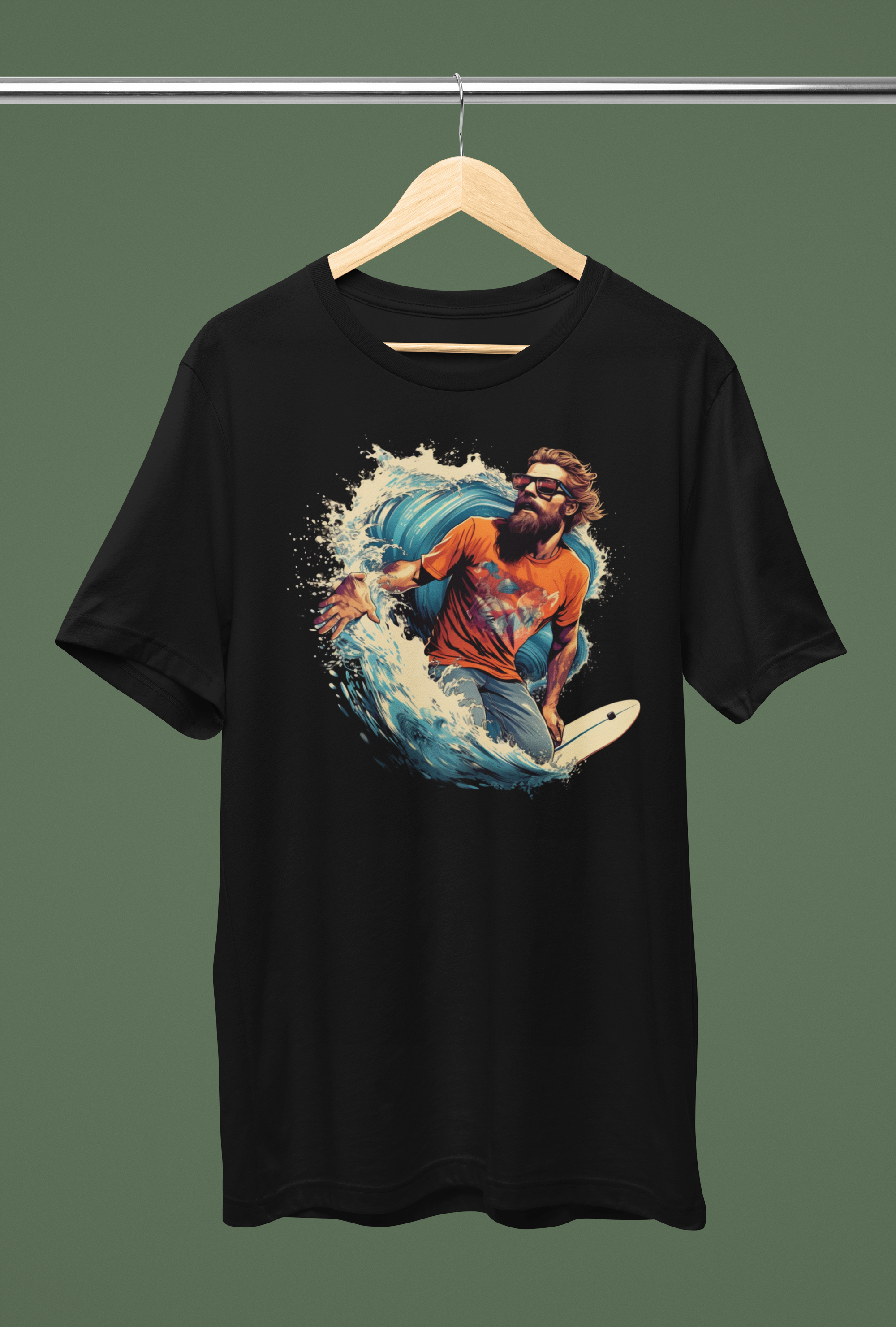 Nome do produto: Camiseta - Surf e Ondas