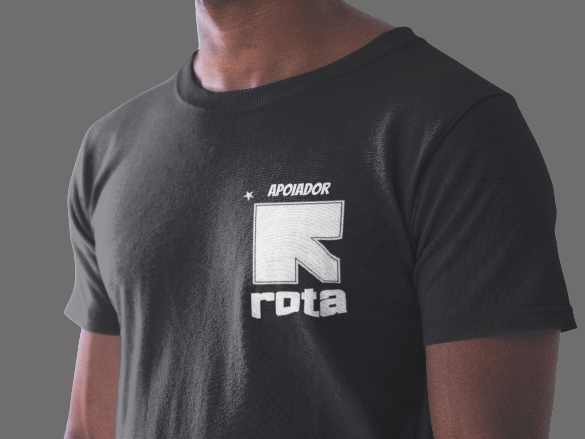 Nome do produto: Camiseta Símbolo ROTA - Preto