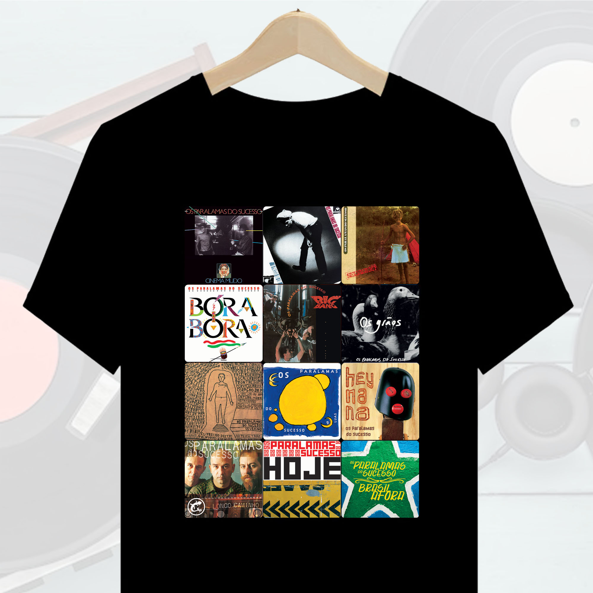 Camiseta Paralamas do Sucesso - Discografia