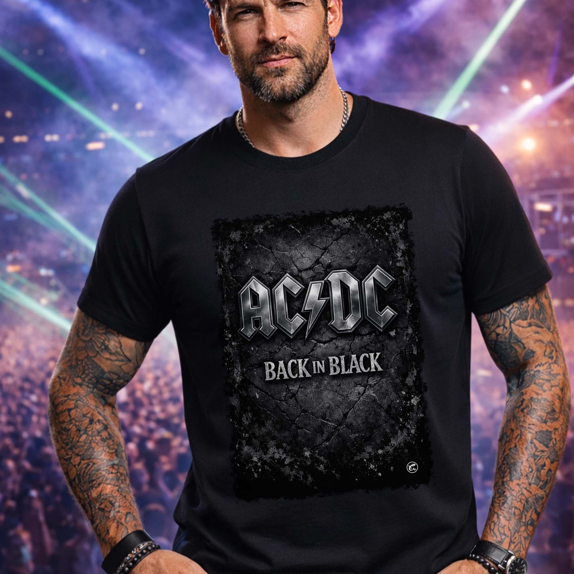Camiseta AC/DC Black In Black - ACDC