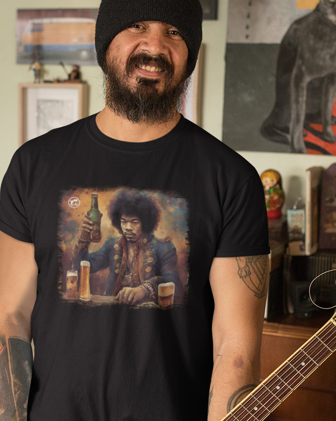 Camiseta de Rock Jimi Hendrix