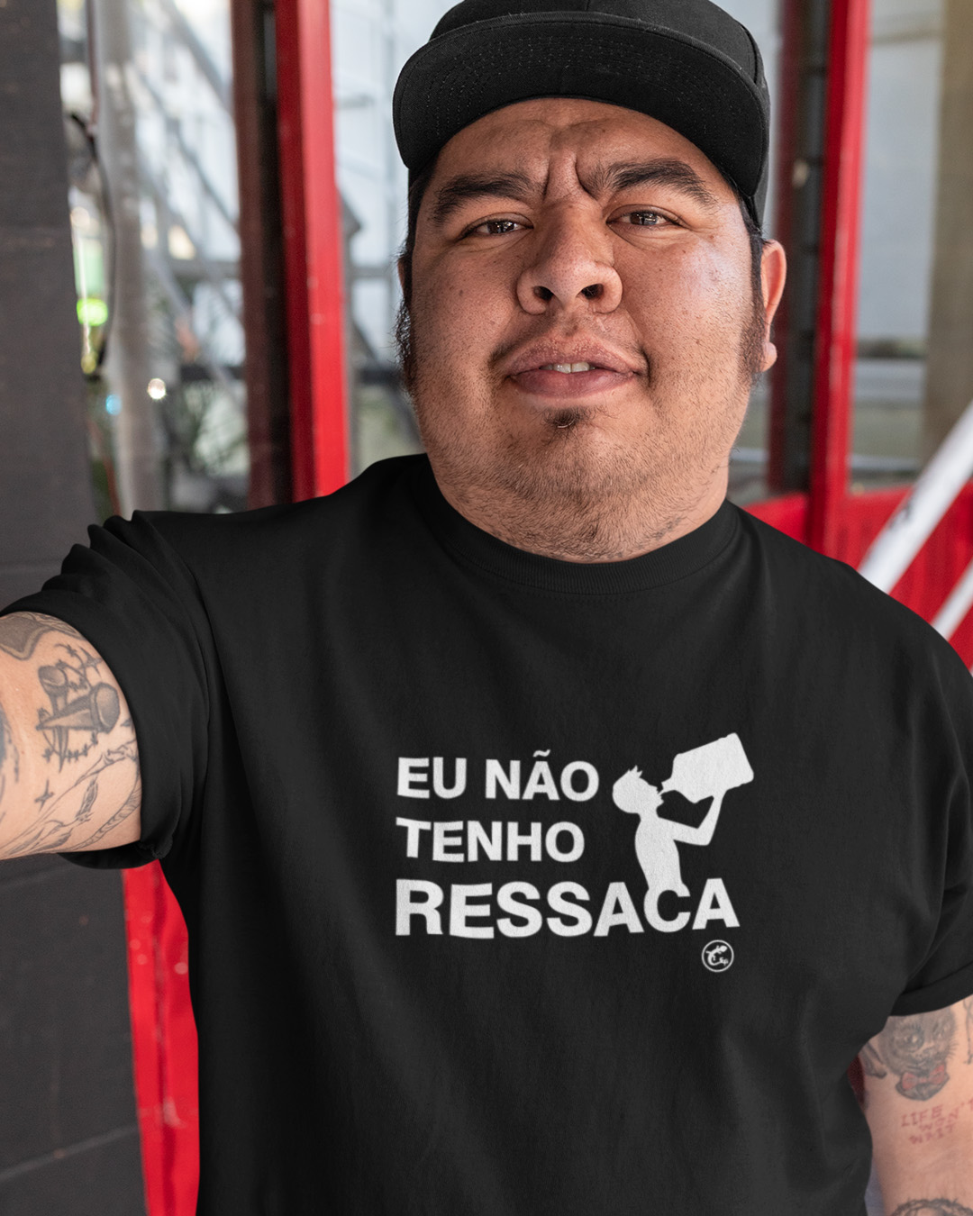 Nome do produto: Camiseta de Boteco Eu não tenho ressaca!