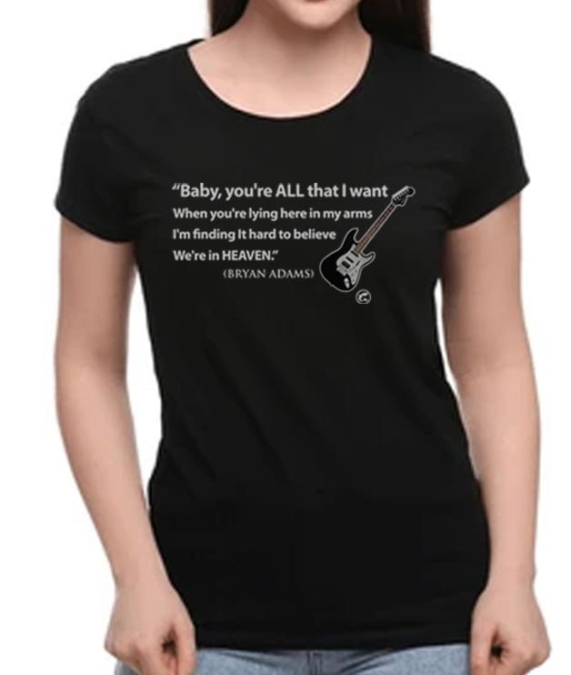 Camiseta Heaven - Bryan Adams