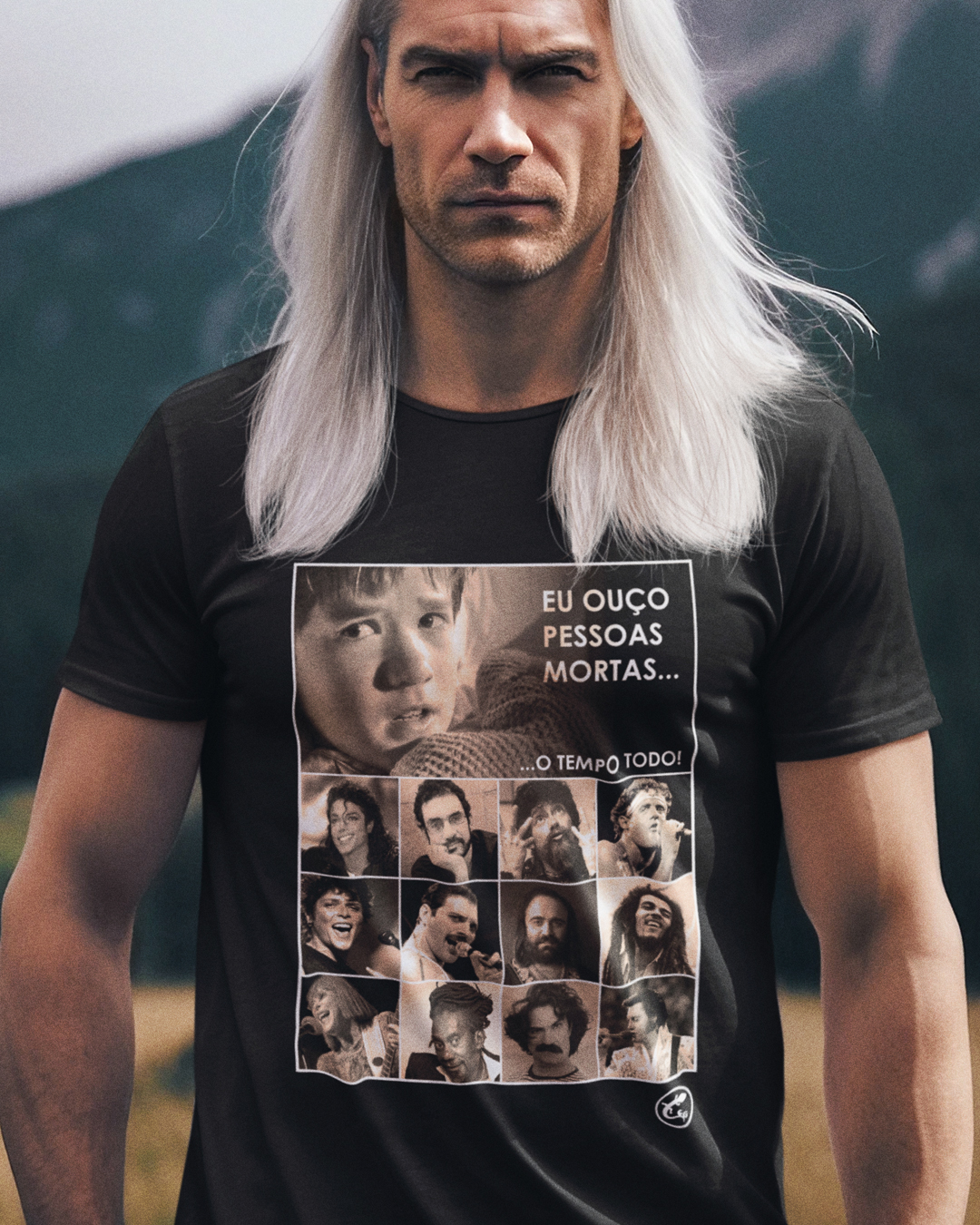 Nome do produto: Camiseta Eu ouço pessoas mortas...O tempo todo! Versão 03