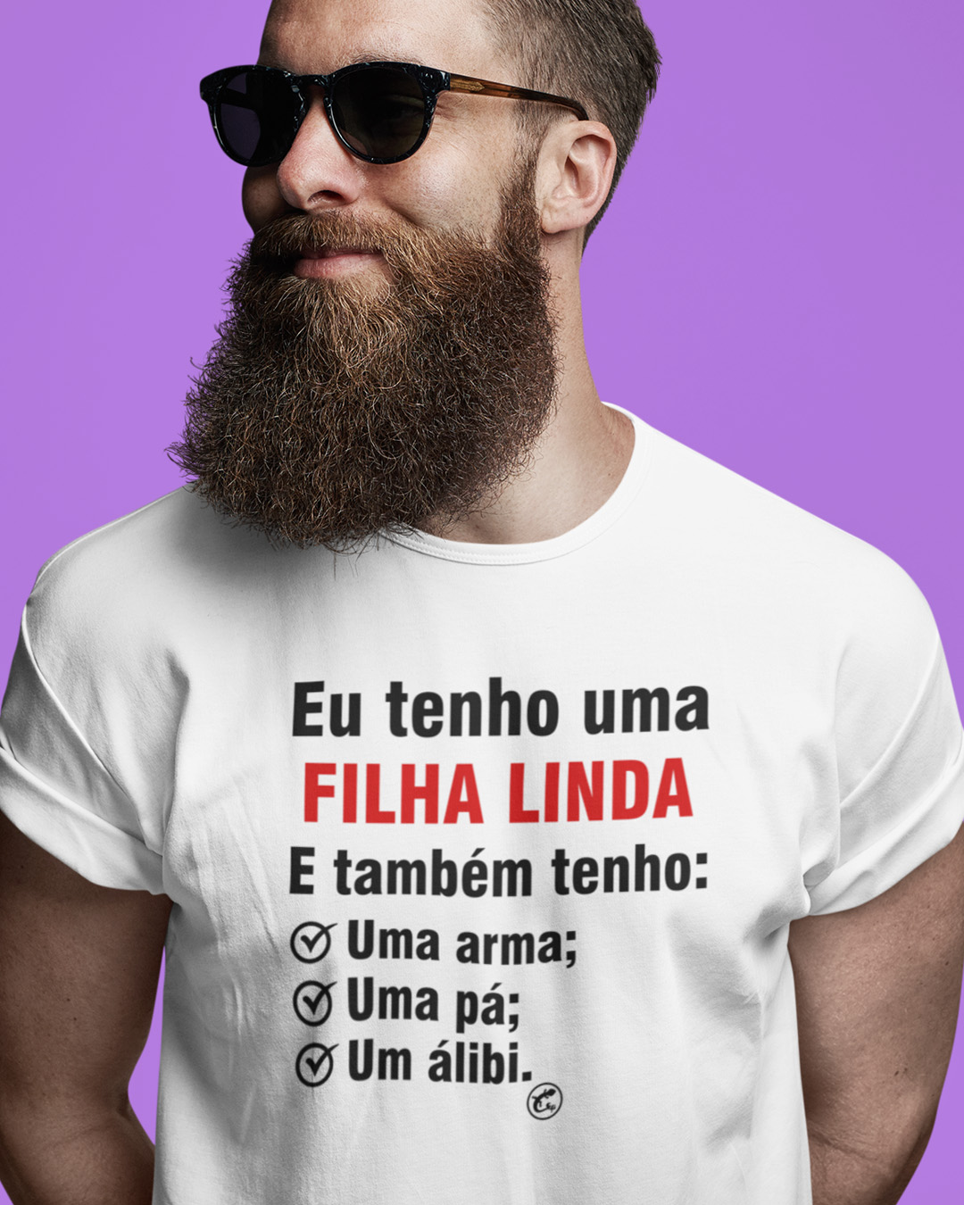 Camiseta Eu Tenho uma Filha Linda