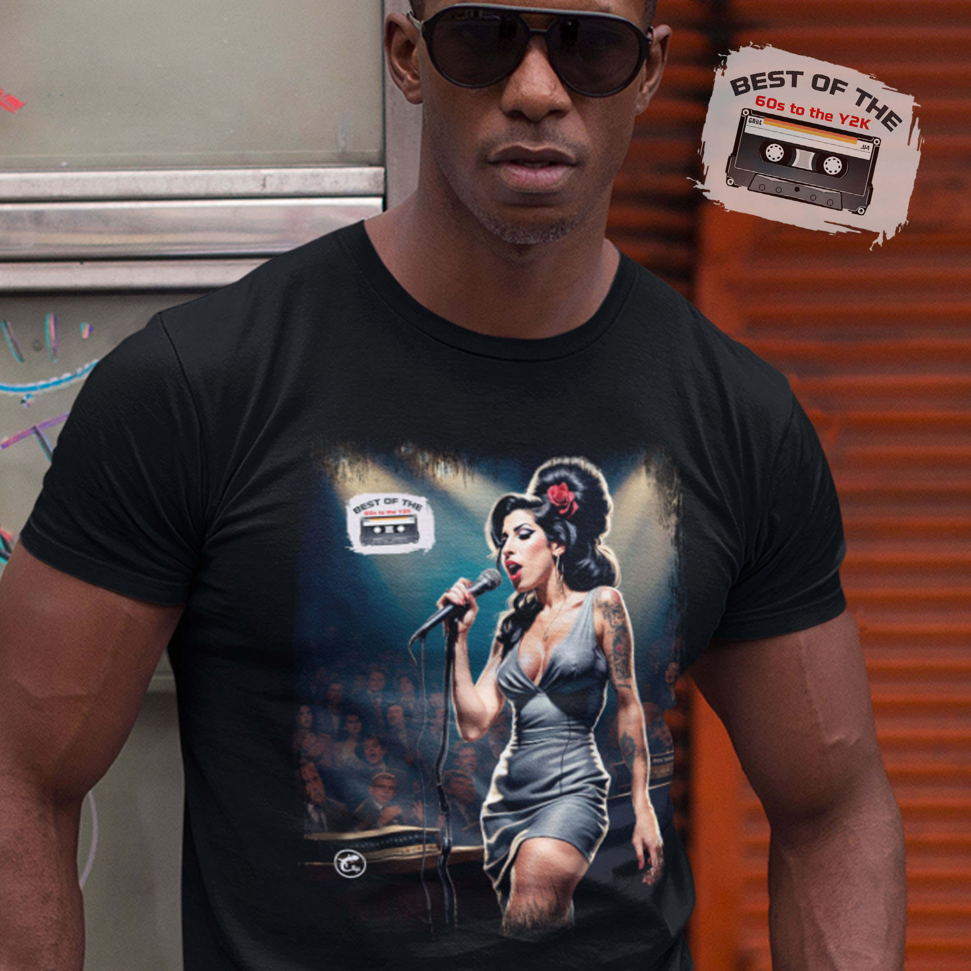 Nome do produto: Camiseta Amy Winehouse - Best of the 60s to the Y2K