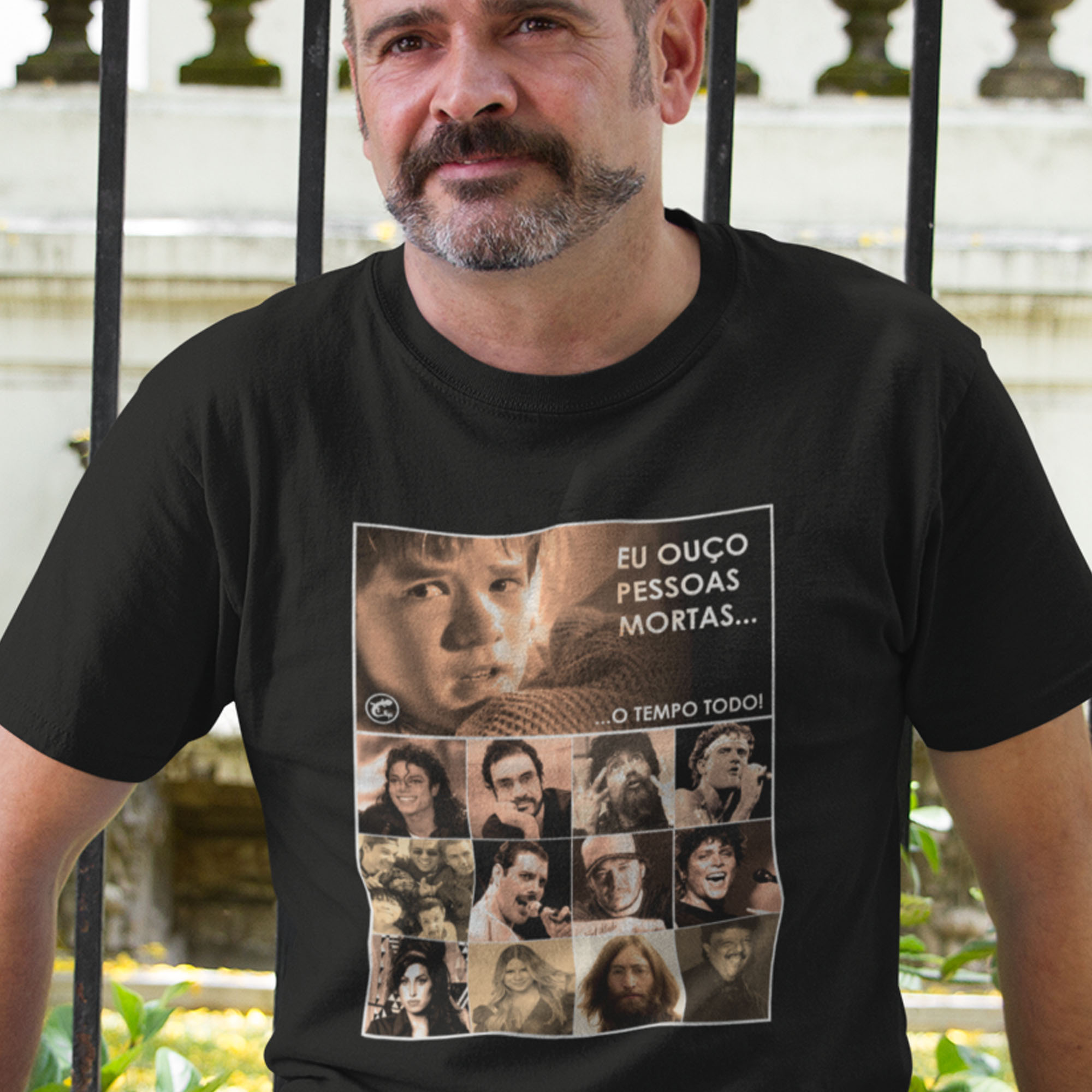 Nome do produto: Camiseta Eu ouço pessoas mortas...O tempo todo! Versão 11