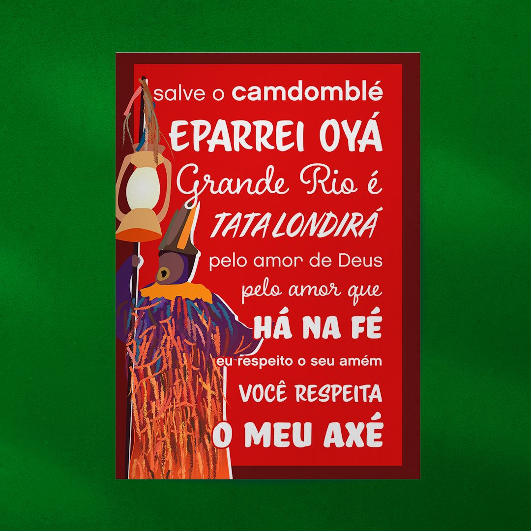 Nome do produto: Grande Rio 2020 - Poster