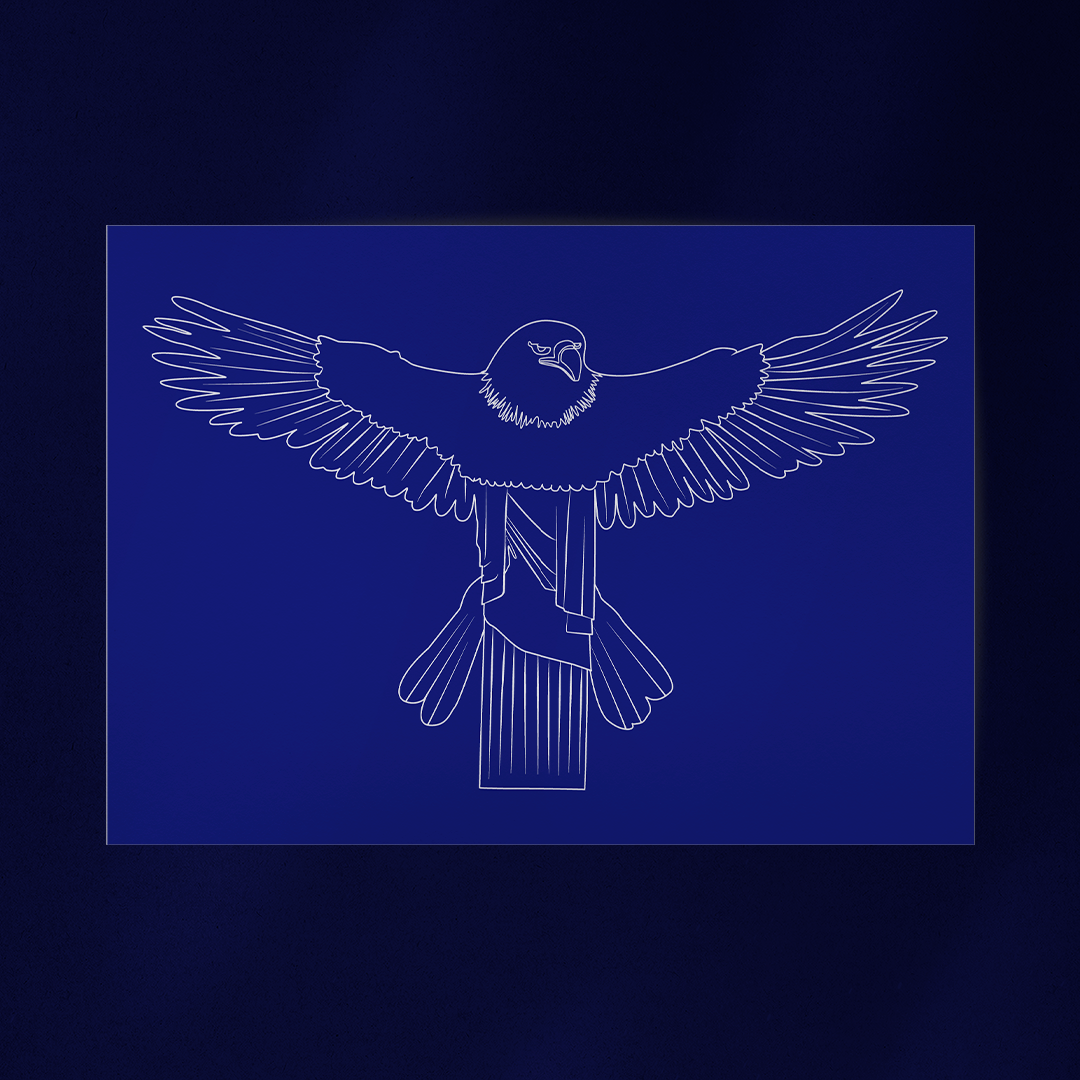 Nome do produto: Portela 2015: Águia Redentora em Linhas - Poster