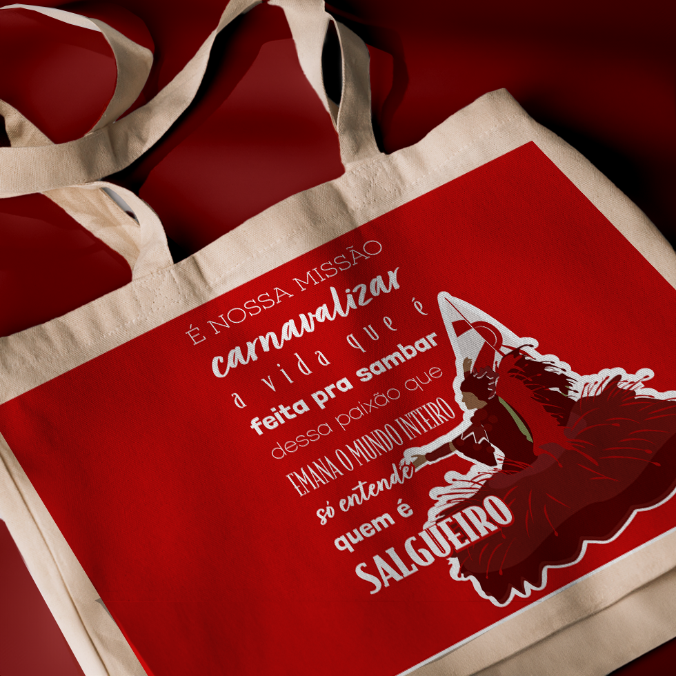 Nome do produto: Salgueiro 2017: É nossa missão carnavalizar a vida - Ecobag