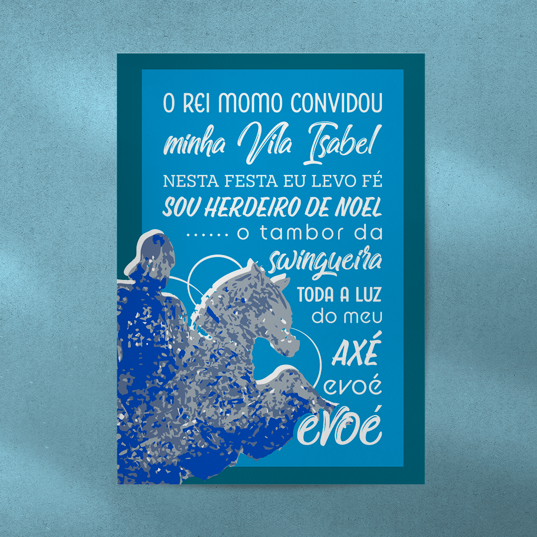 Nome do produto: Unidos de Vila Isabel 2023: São Jorge - Poster