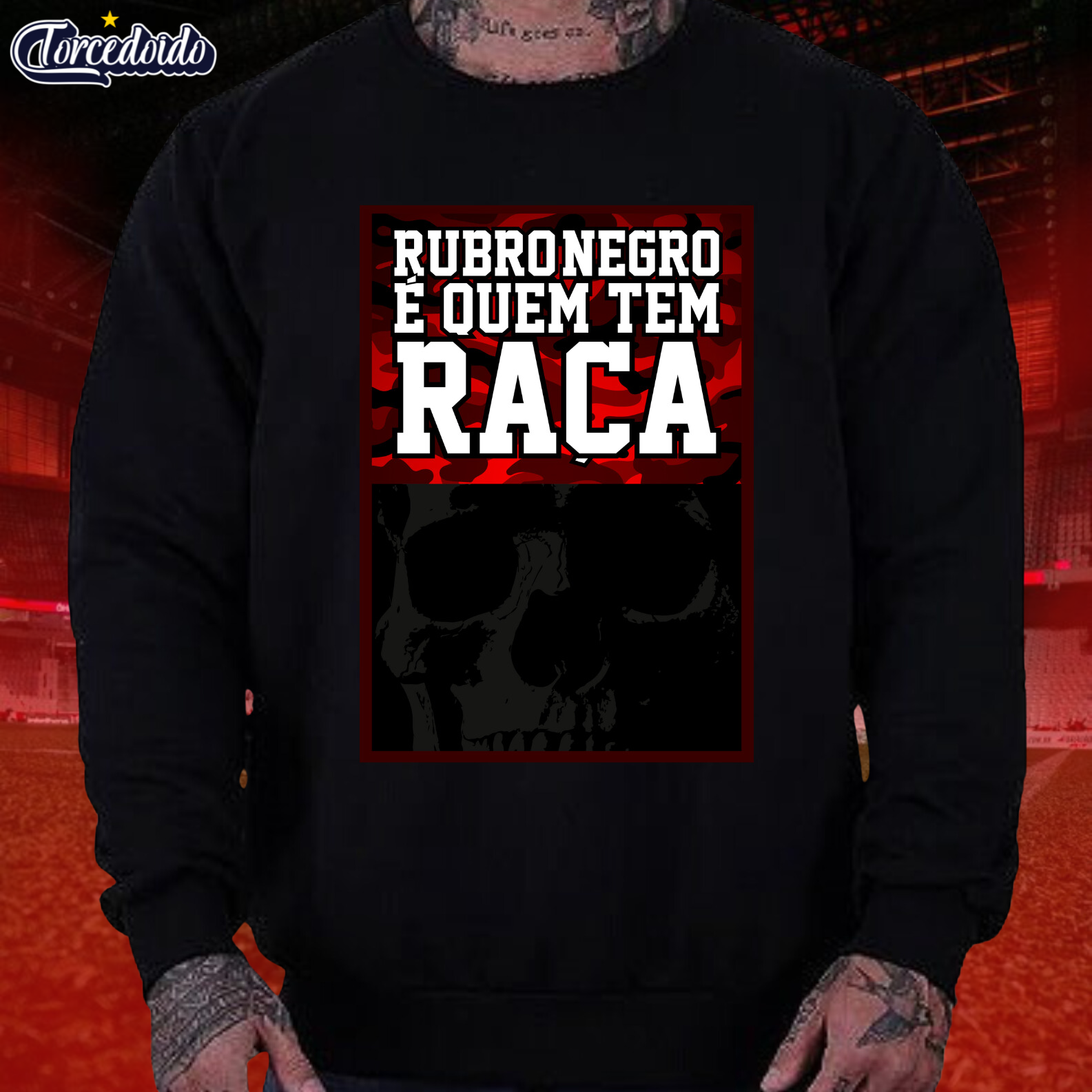 Nome do produto: Moletom Careca Raça - Athletico