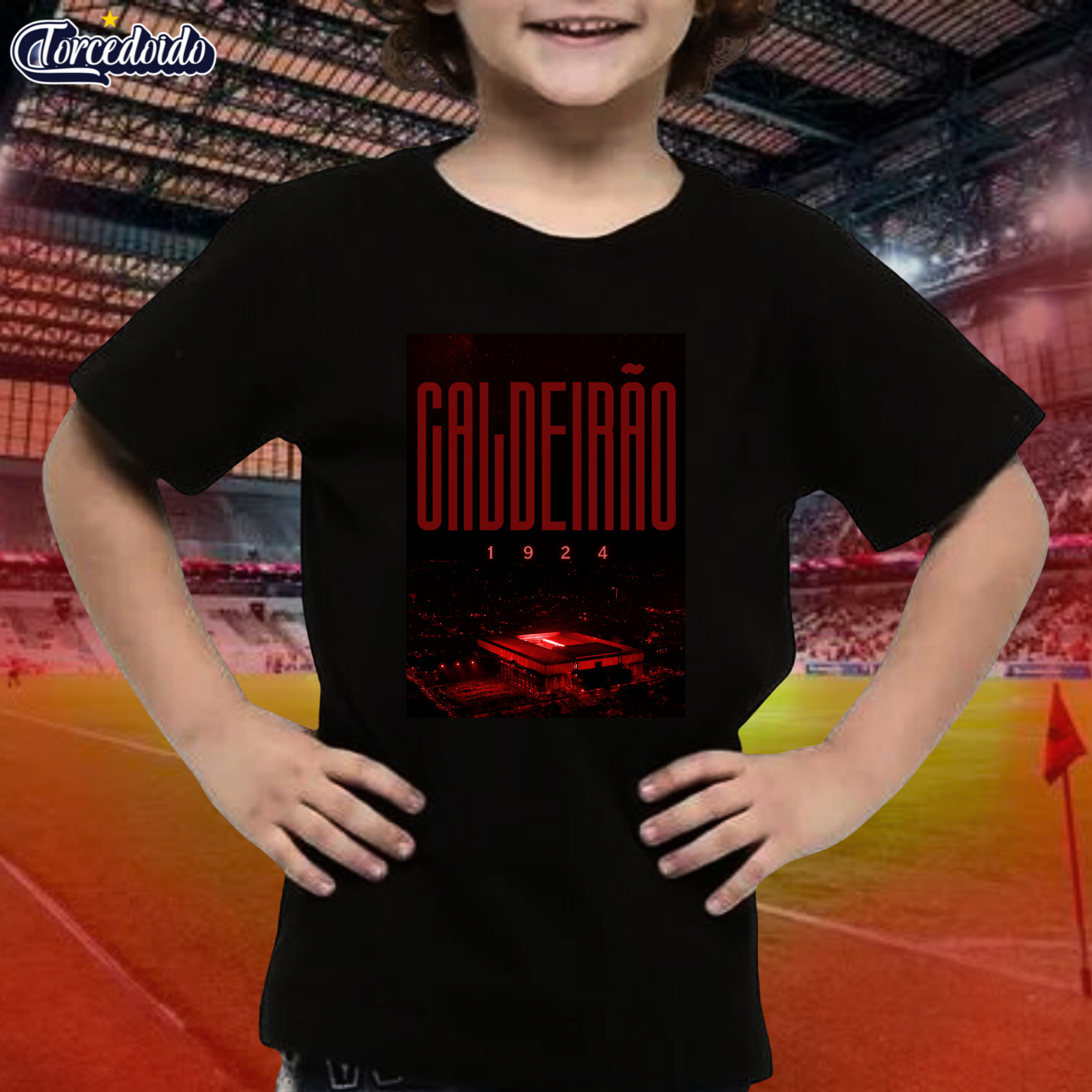 Nome do produto: Camiseta Infantil Caldeirão - Athletico