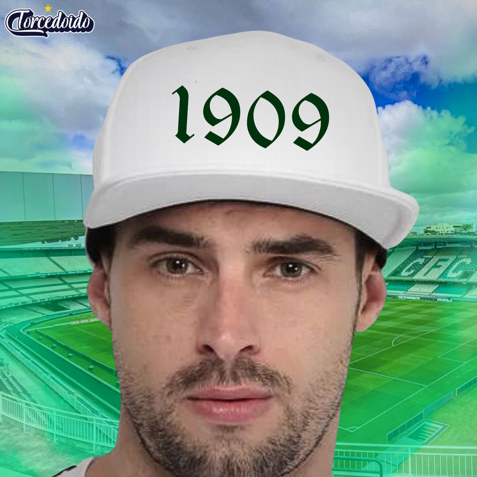 Nome do produto: Boné Aba Reta Padrão 1909 - Coritiba