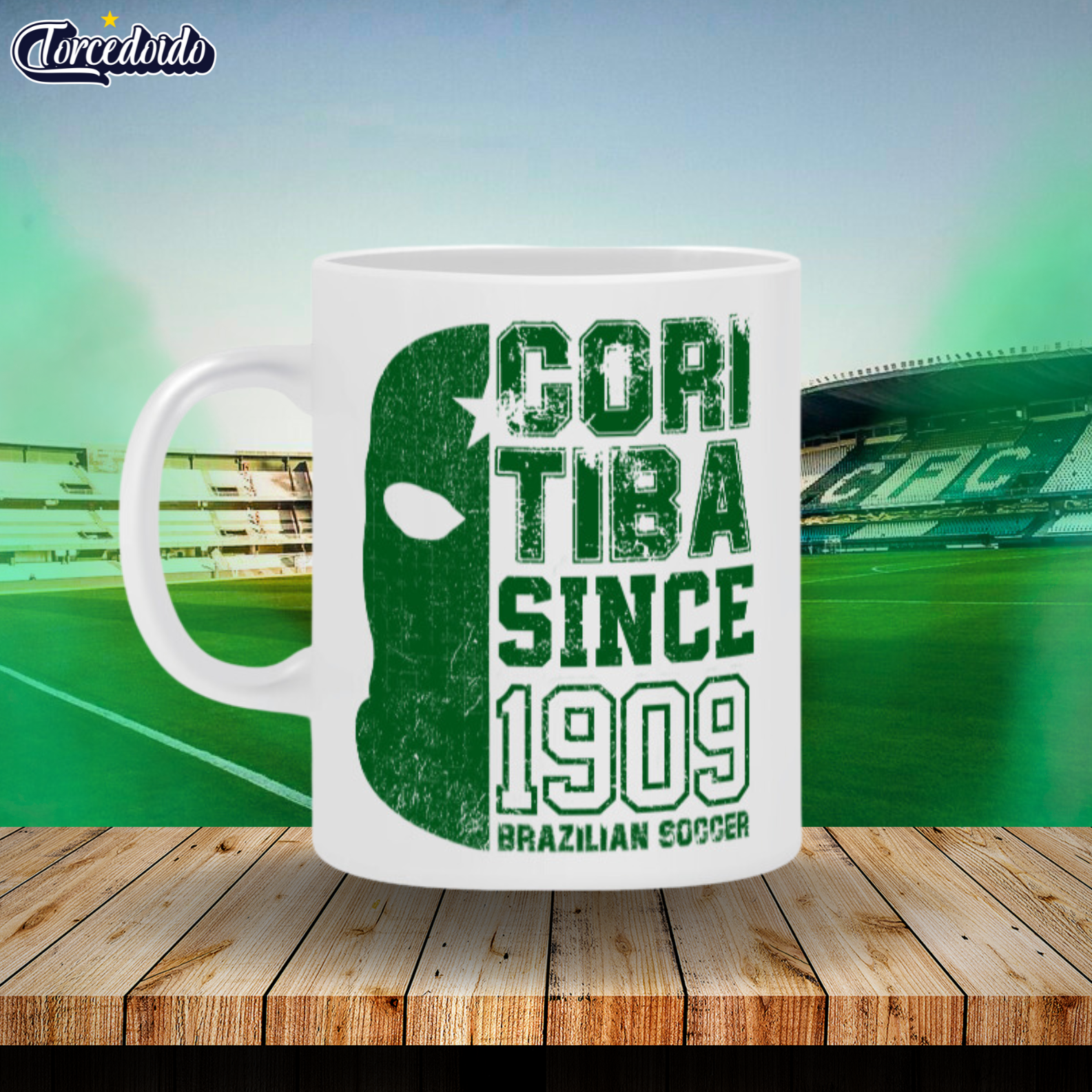 Nome do produto: Caneca Cerâmica Since - Coritiba