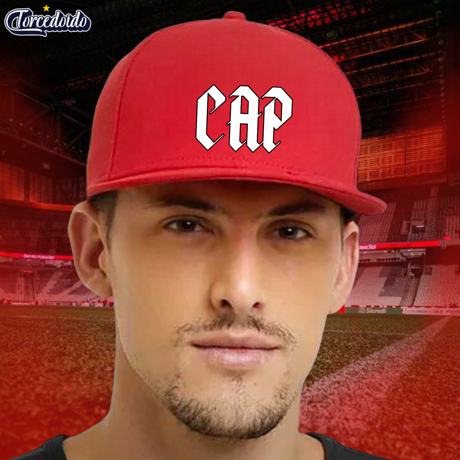 Nome do produto: Boné Aba Reta CAP Simples - Athletico