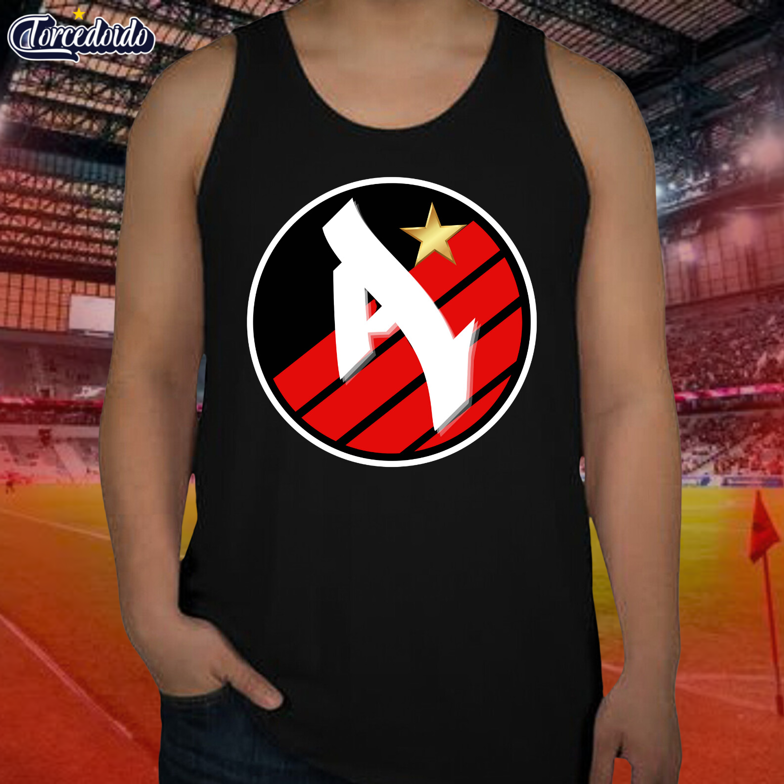 Nome do produto: Regata Letra - Athletico