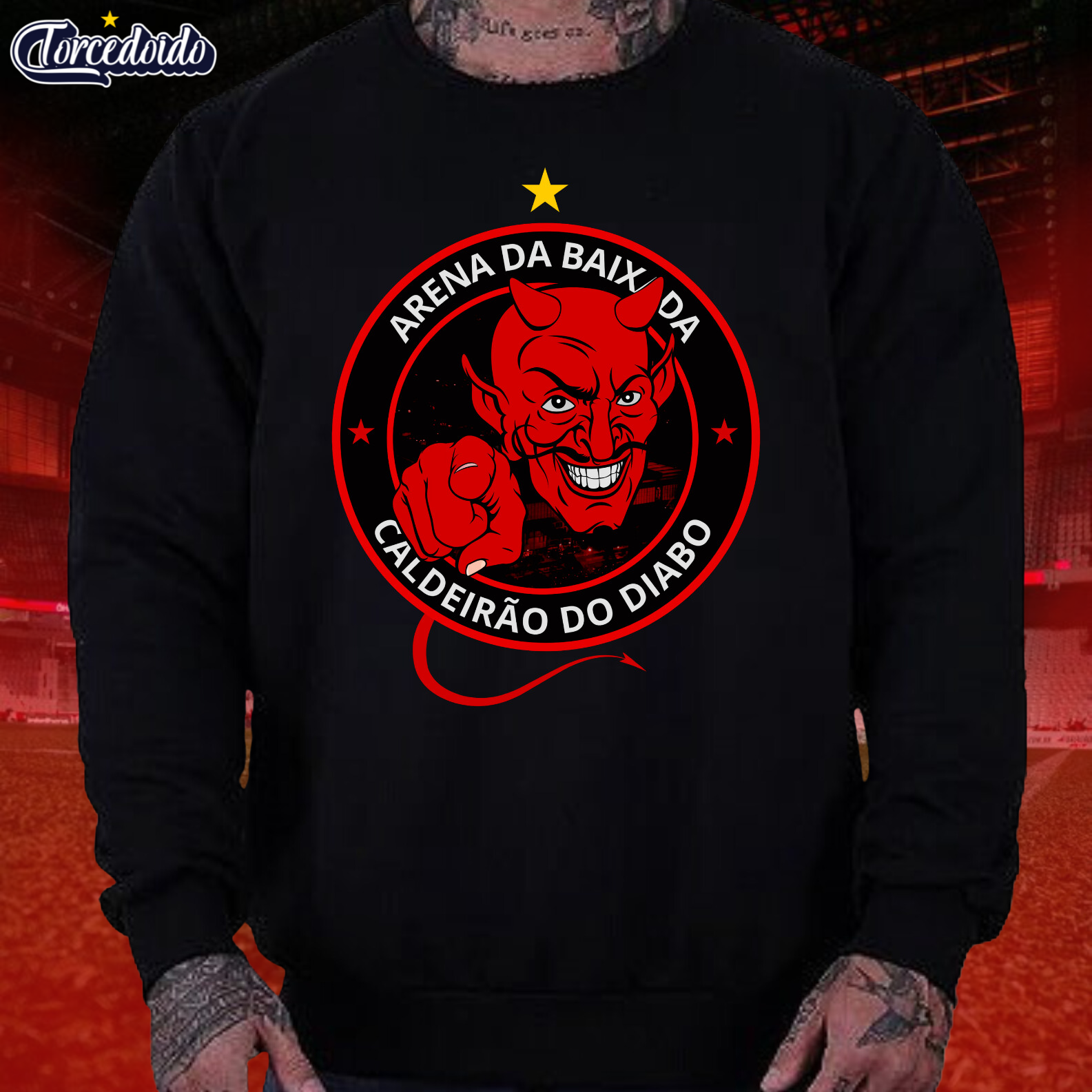 Nome do produto: Moletom Careca Caldeirão do Diabo - Athletico