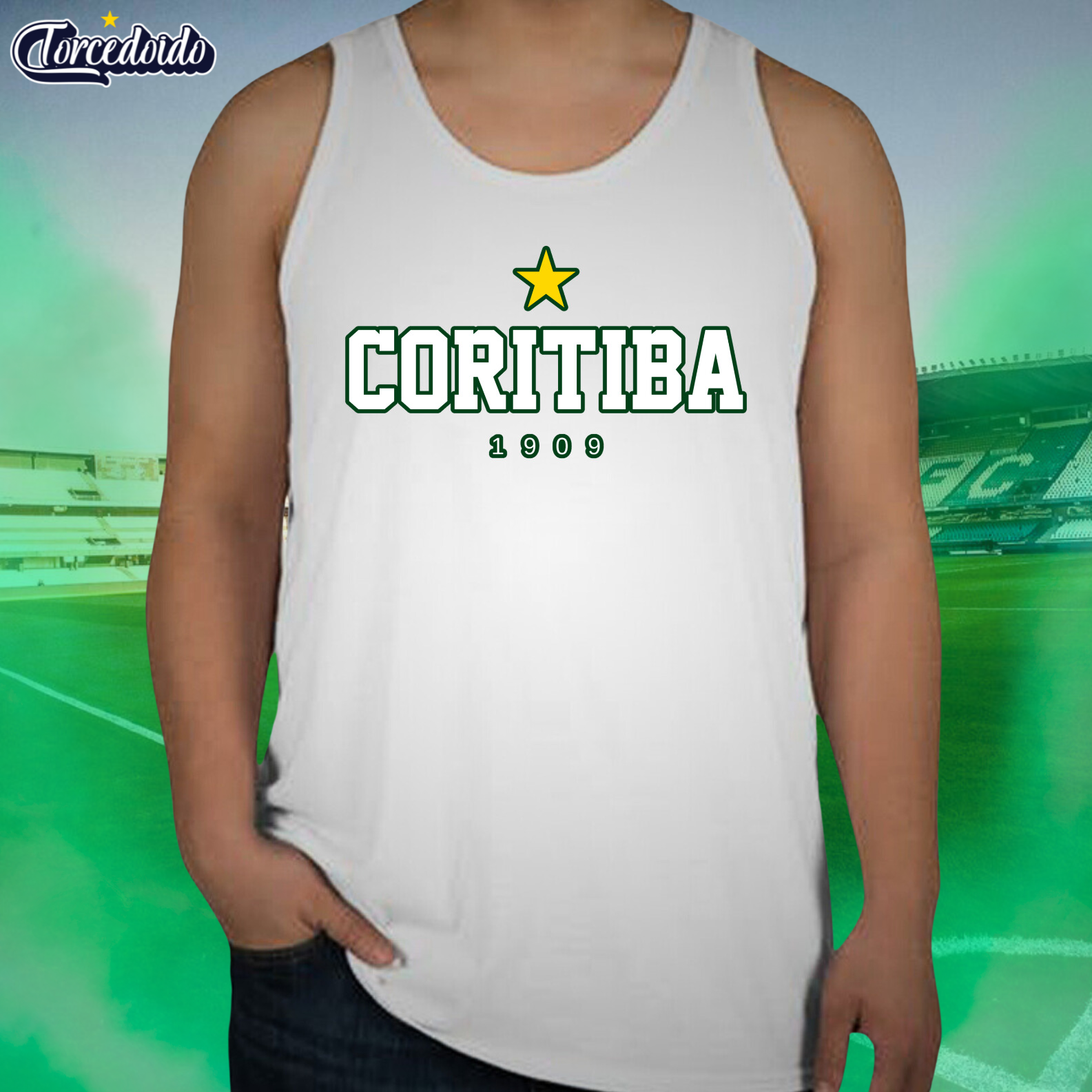 Nome do produto: Regata Tradicional - Coritiba
