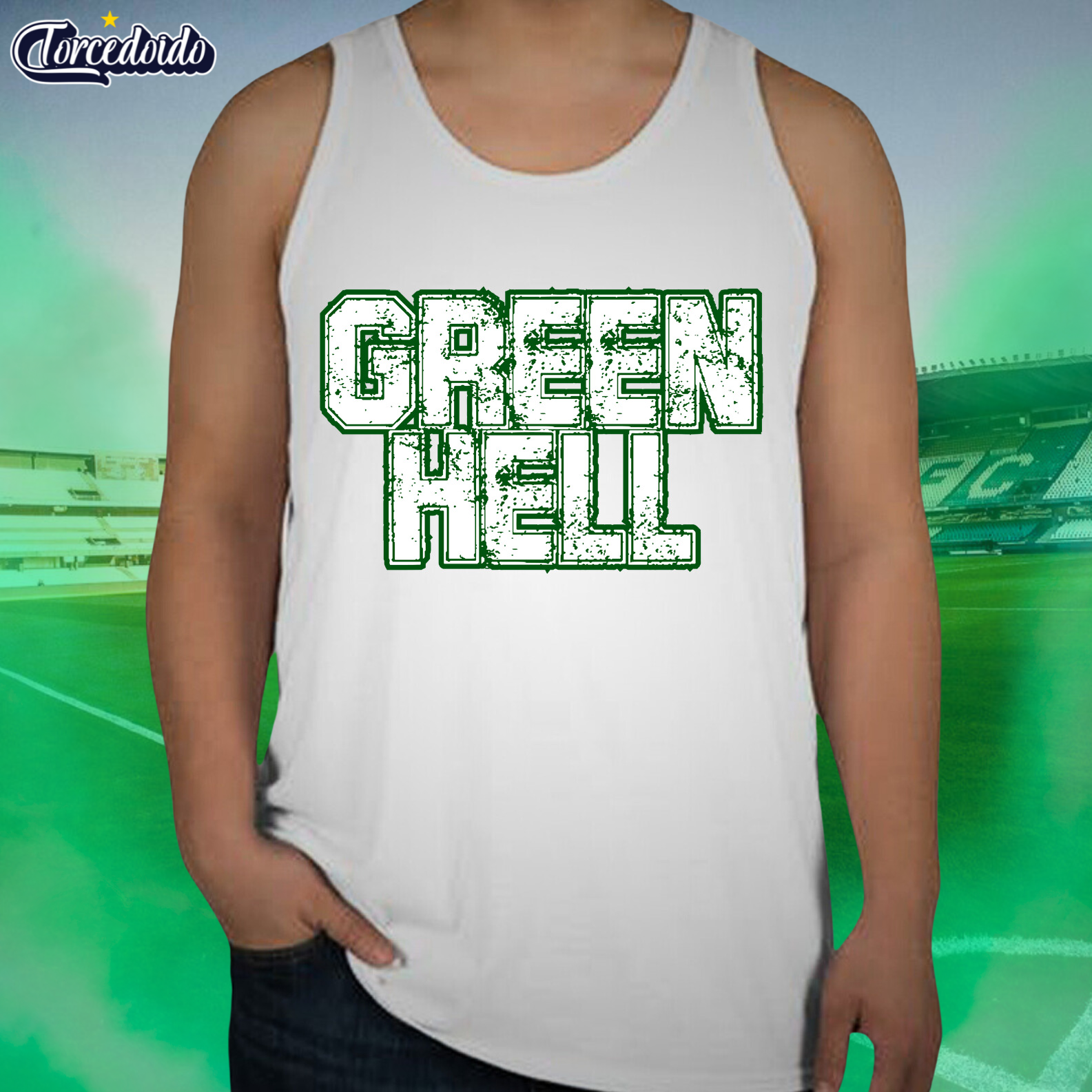 Nome do produto: Regata Green Hell - Coritiba