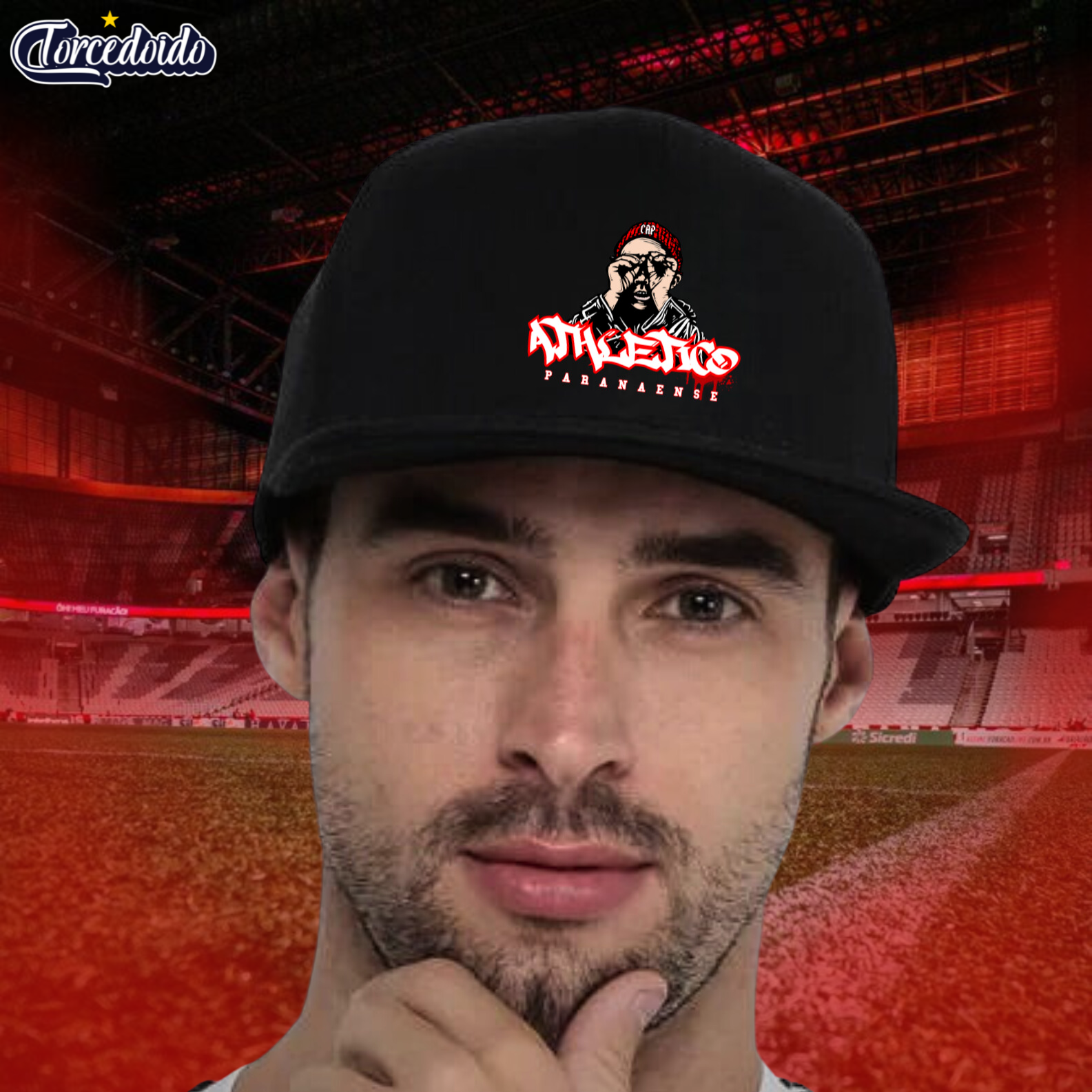 Nome do produto: Boné Aba Reta Graffiti - Athletico