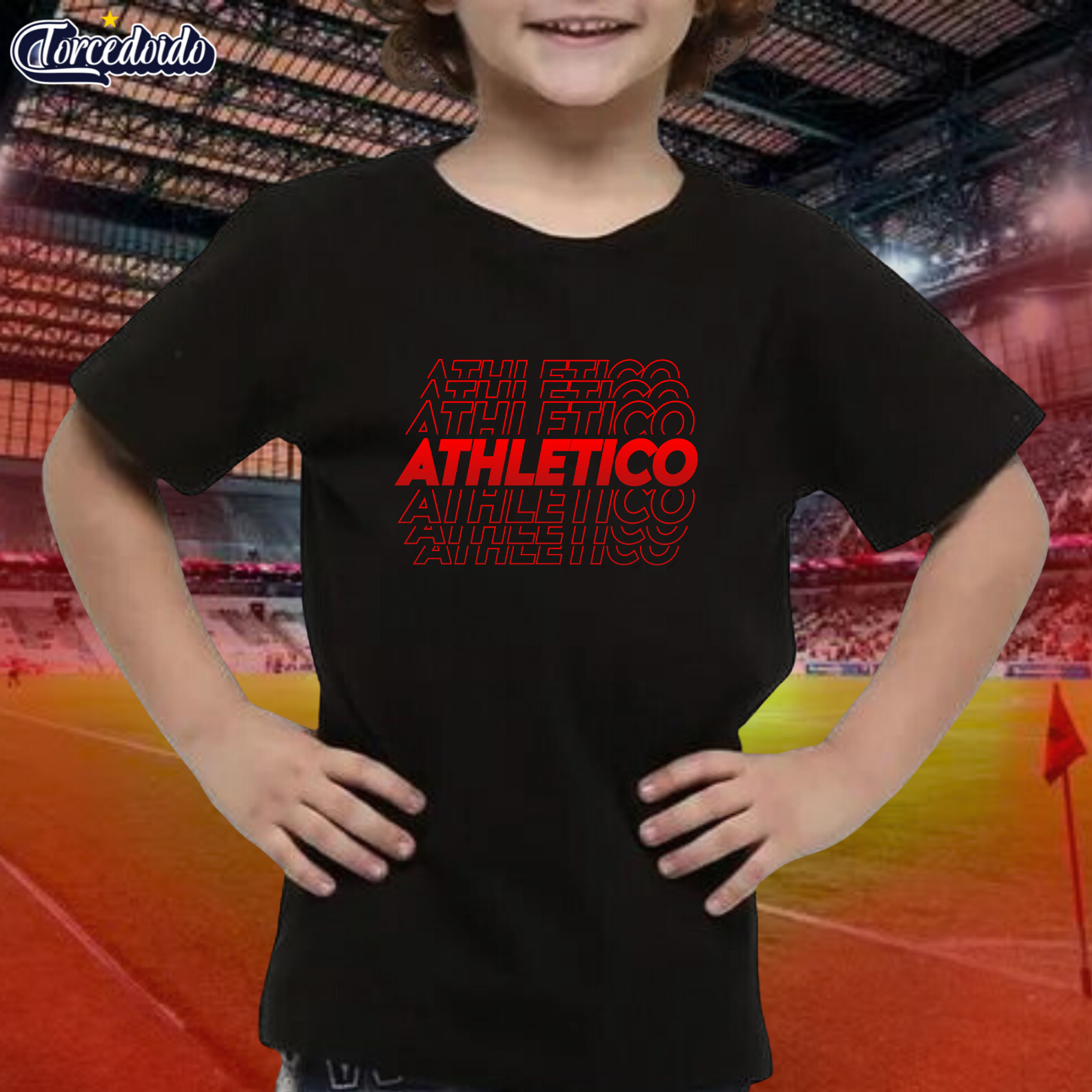 Nome do produto: Camiseta Infantil Gradiente - Athletico